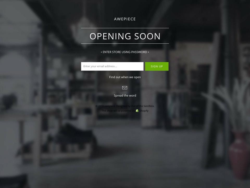 awepiece.com shopify website screenshot
