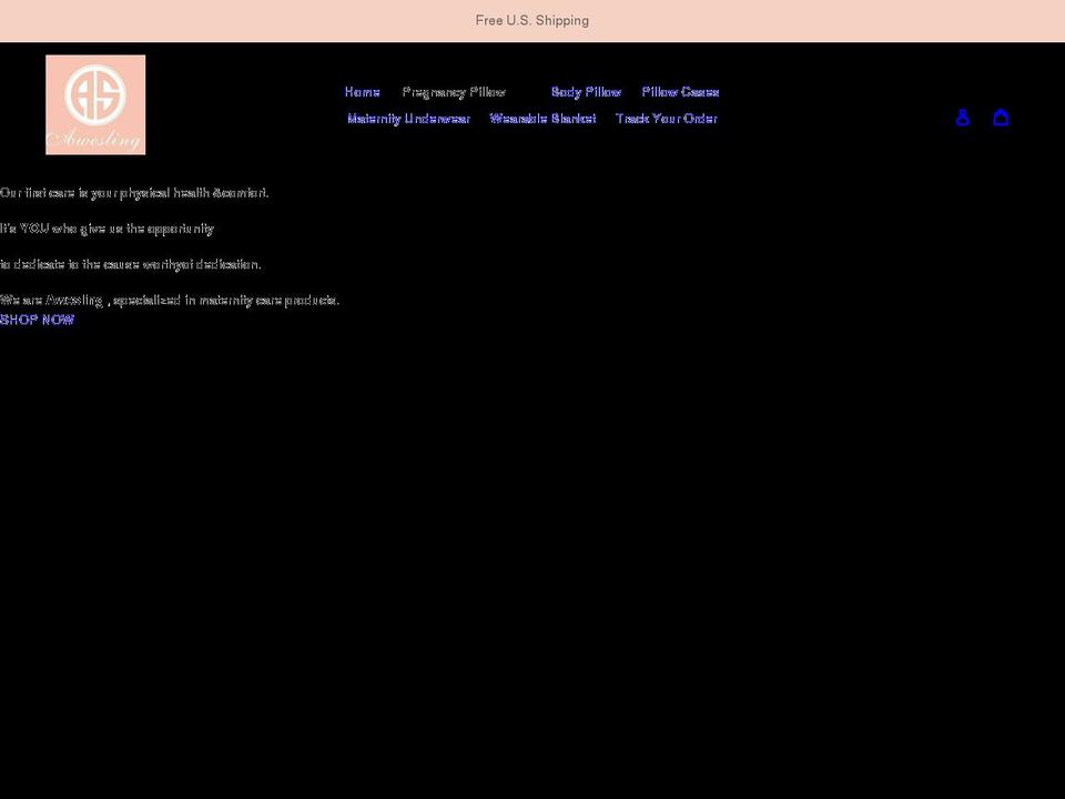 awesling.com shopify website screenshot