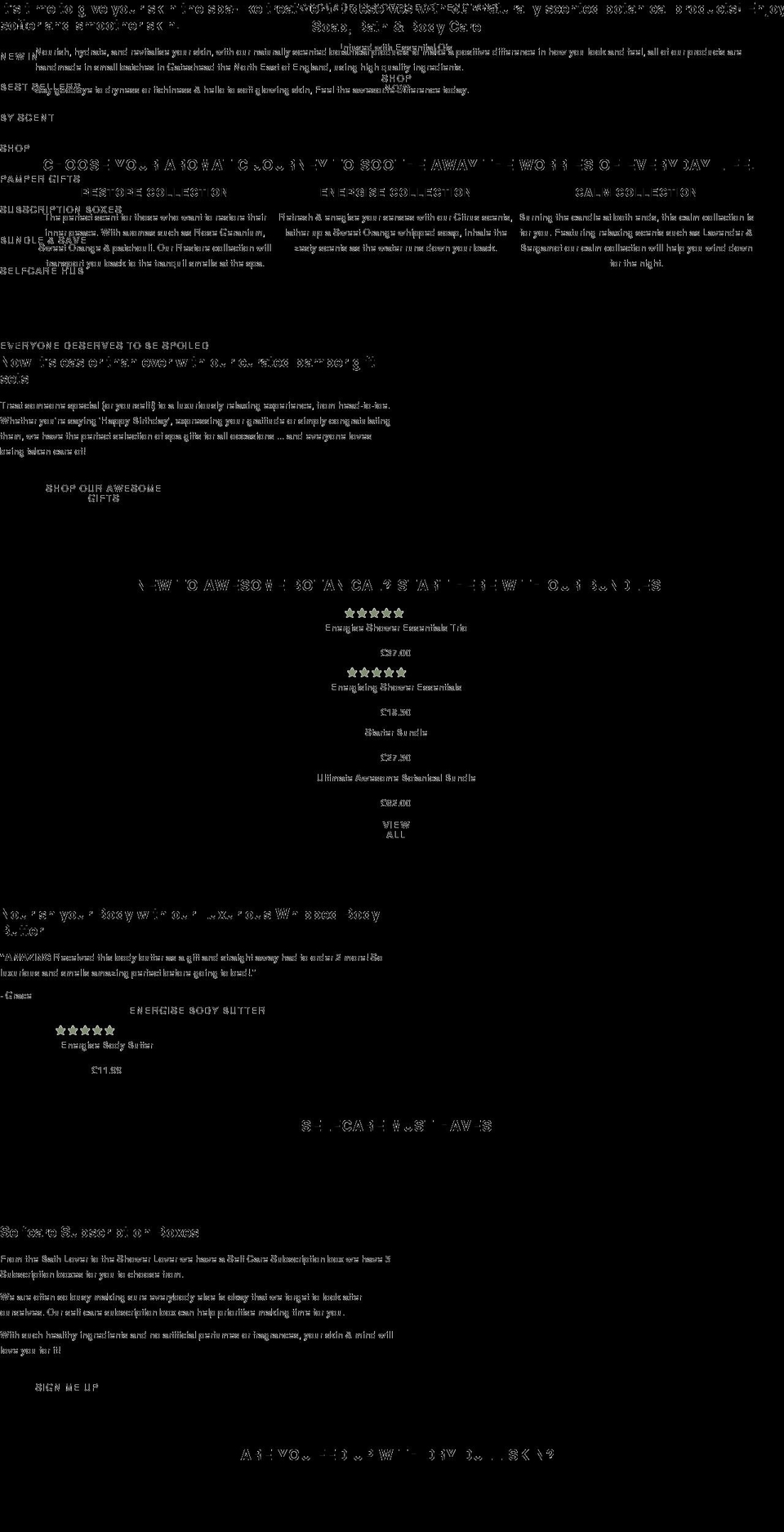 awesomebotanical.com shopify website screenshot