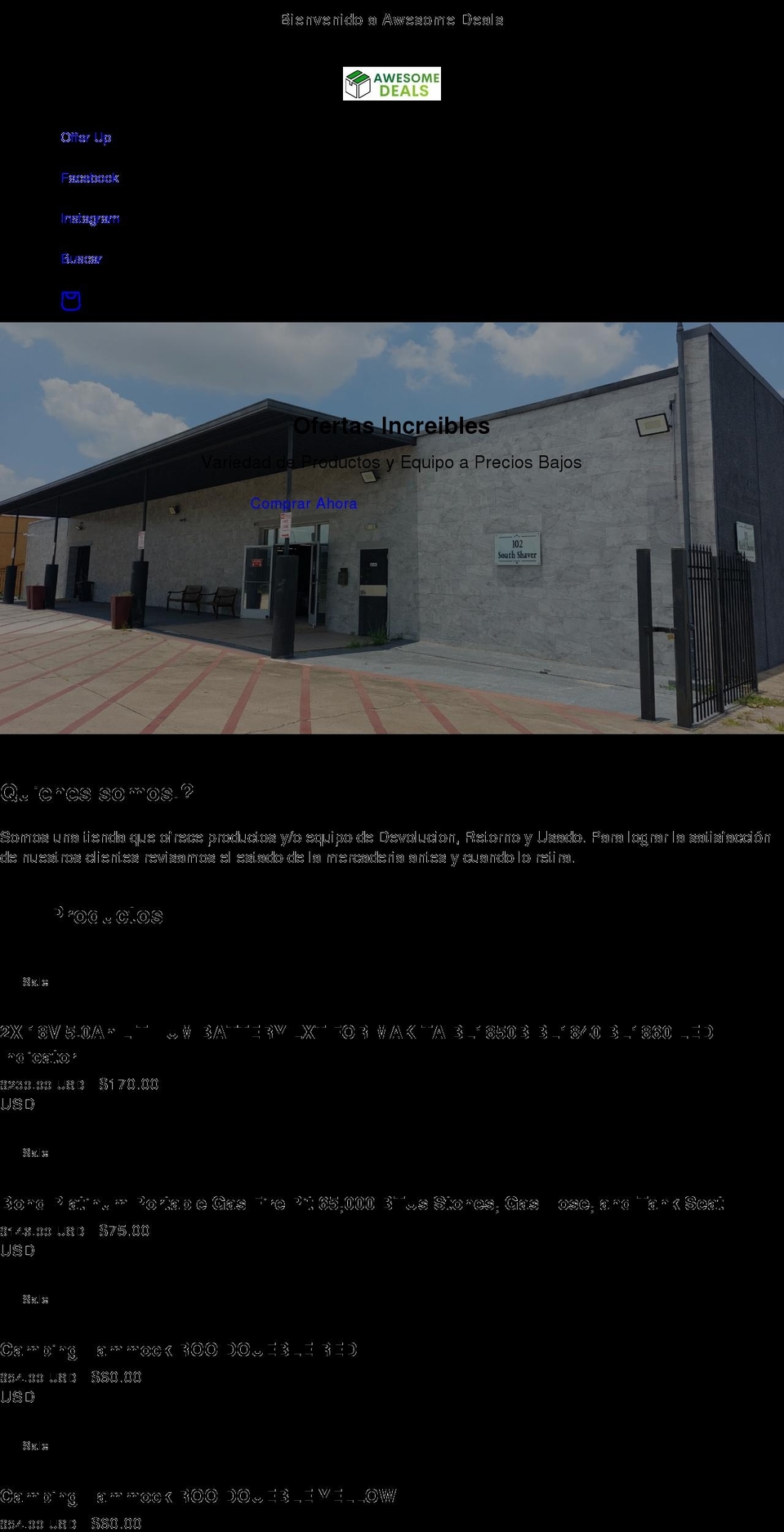 awesomedealsllc.com shopify website screenshot