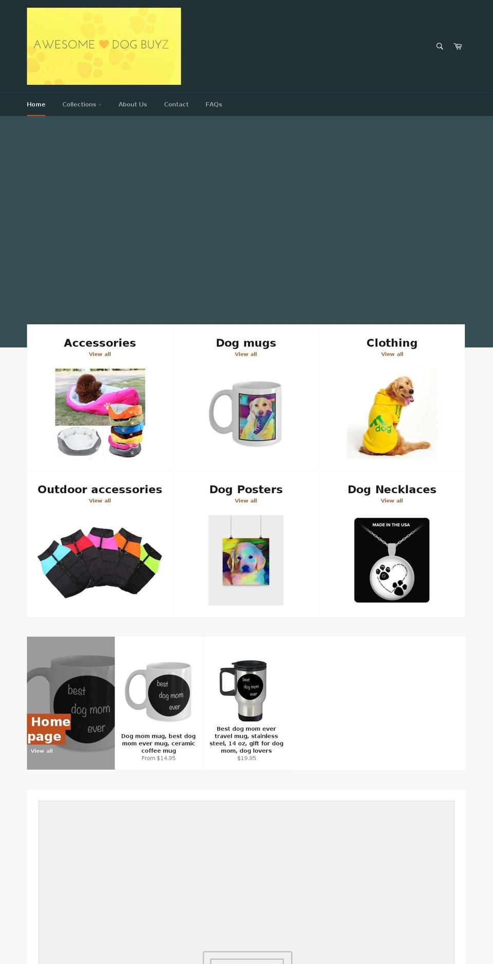 awesomedogbuyzz.com — Shopify storefront screenshot