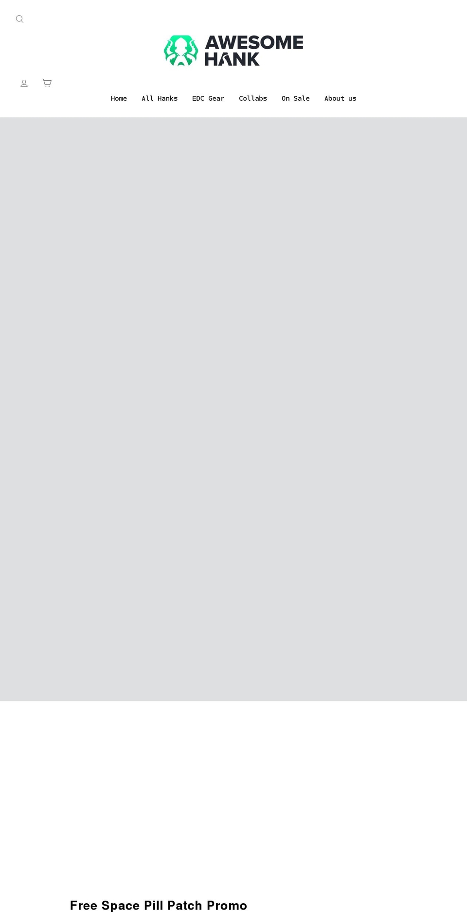 awesomehank.com shopify website screenshot