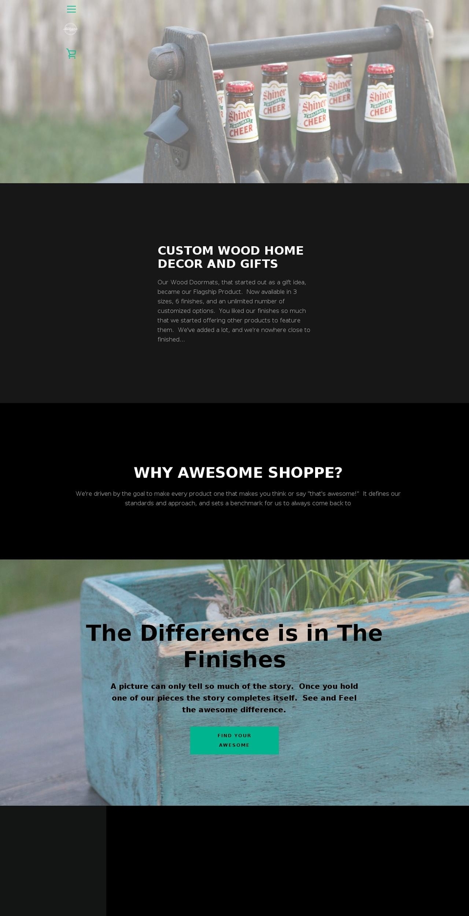 awesomeshoppe.com — Shopify storefront screenshot