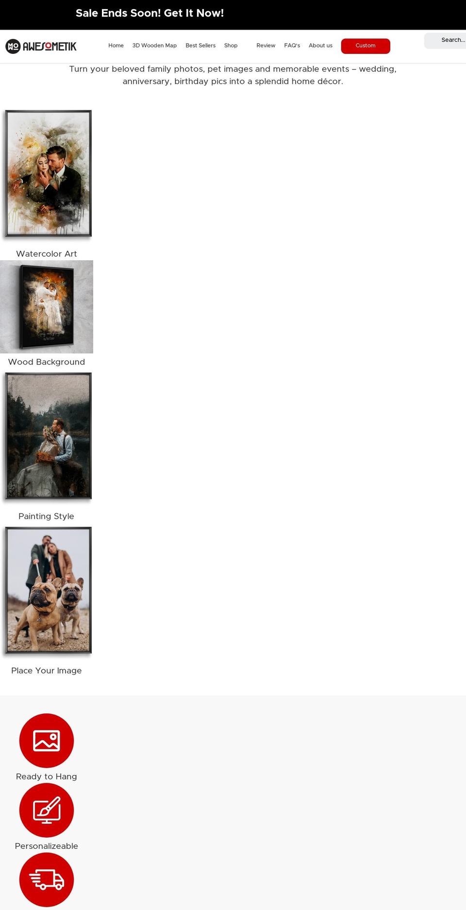 awesometik.com shopify website screenshot