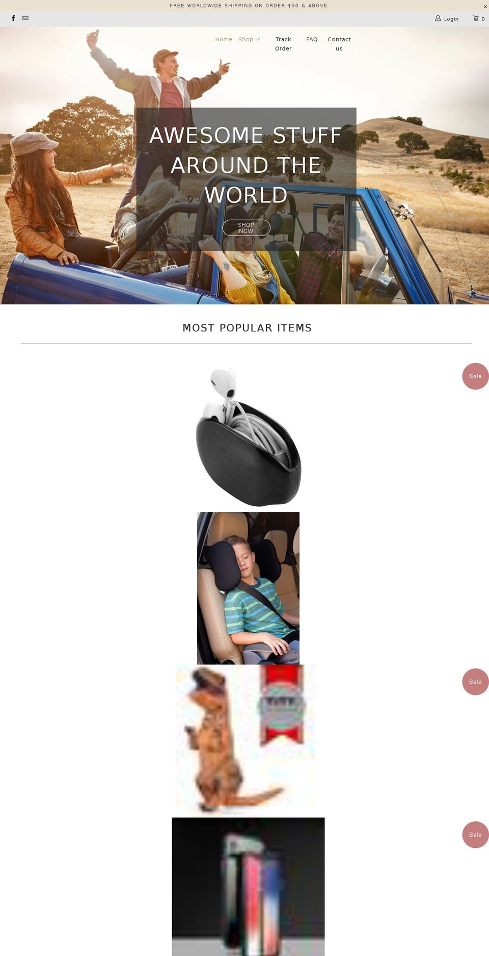 awesurf.myshopify.com shopify website screenshot