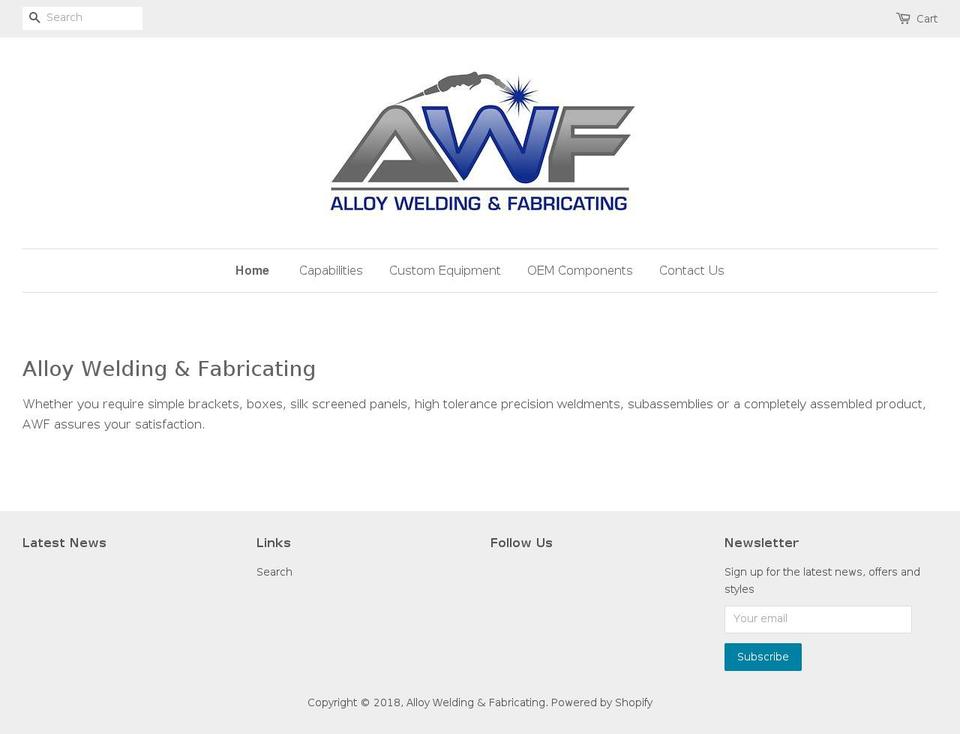 awfohio.com shopify website screenshot