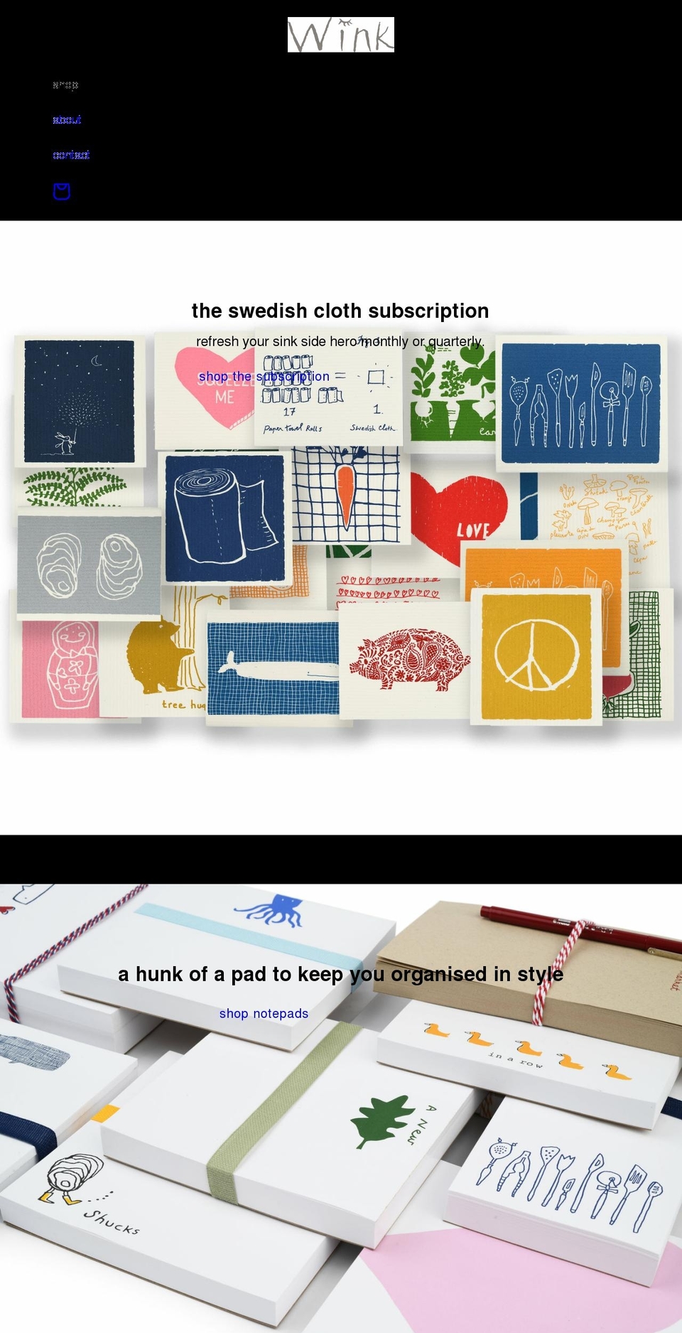 awinkdesign.com shopify website screenshot