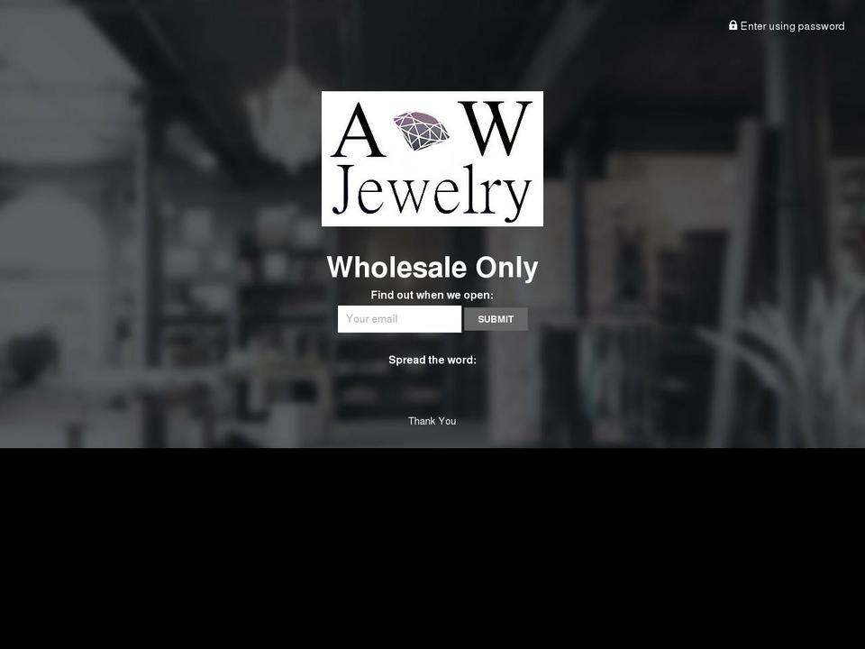 awjewelryusa.com — Shopify storefront screenshot