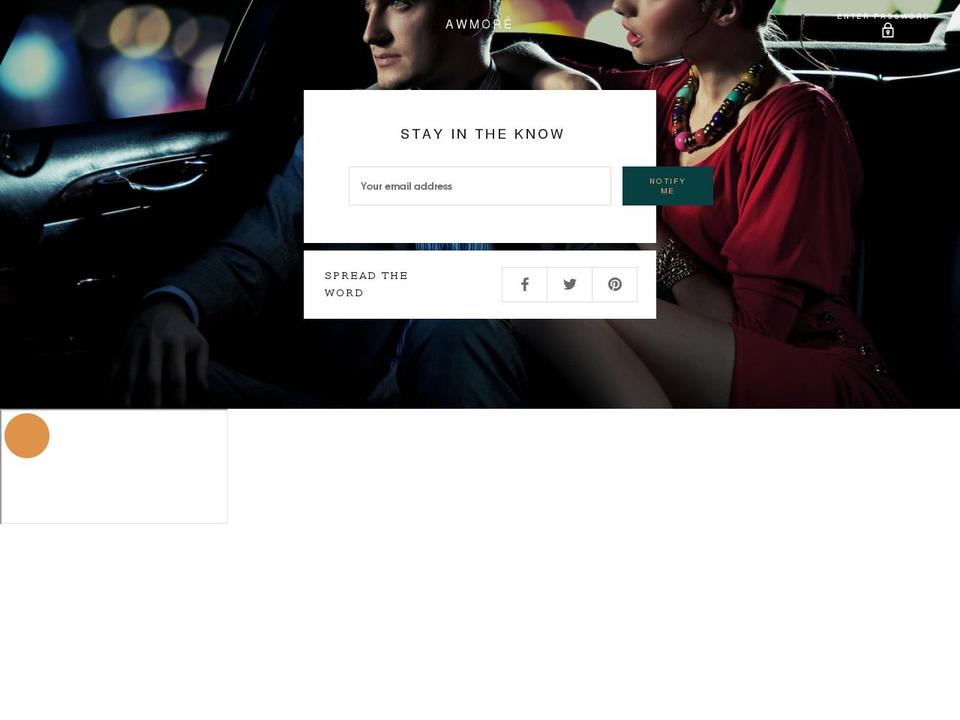 awmore.com shopify website screenshot
