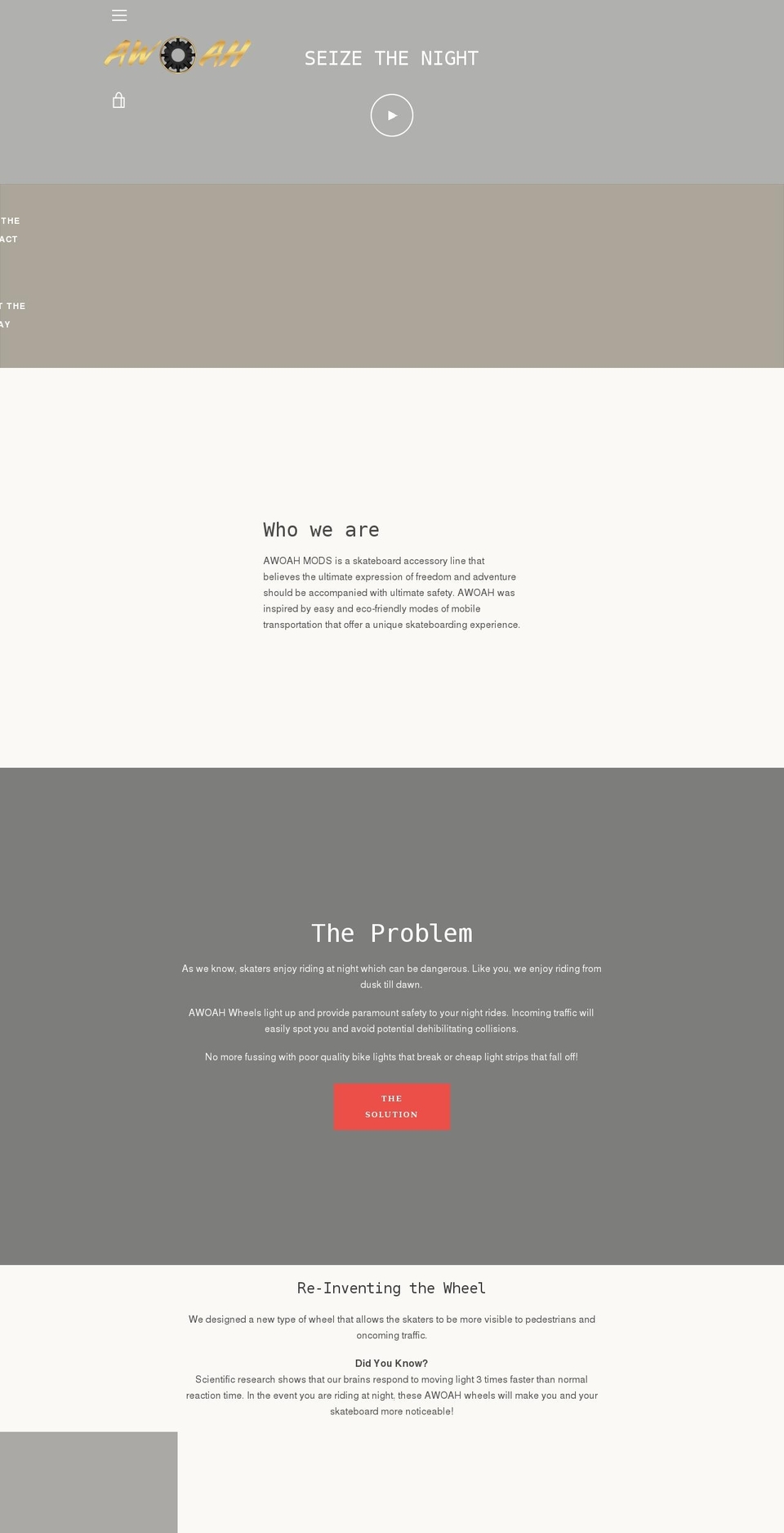 awoahmods.com shopify website screenshot