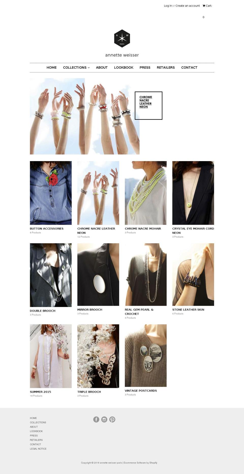 awparis.com — Shopify storefront screenshot