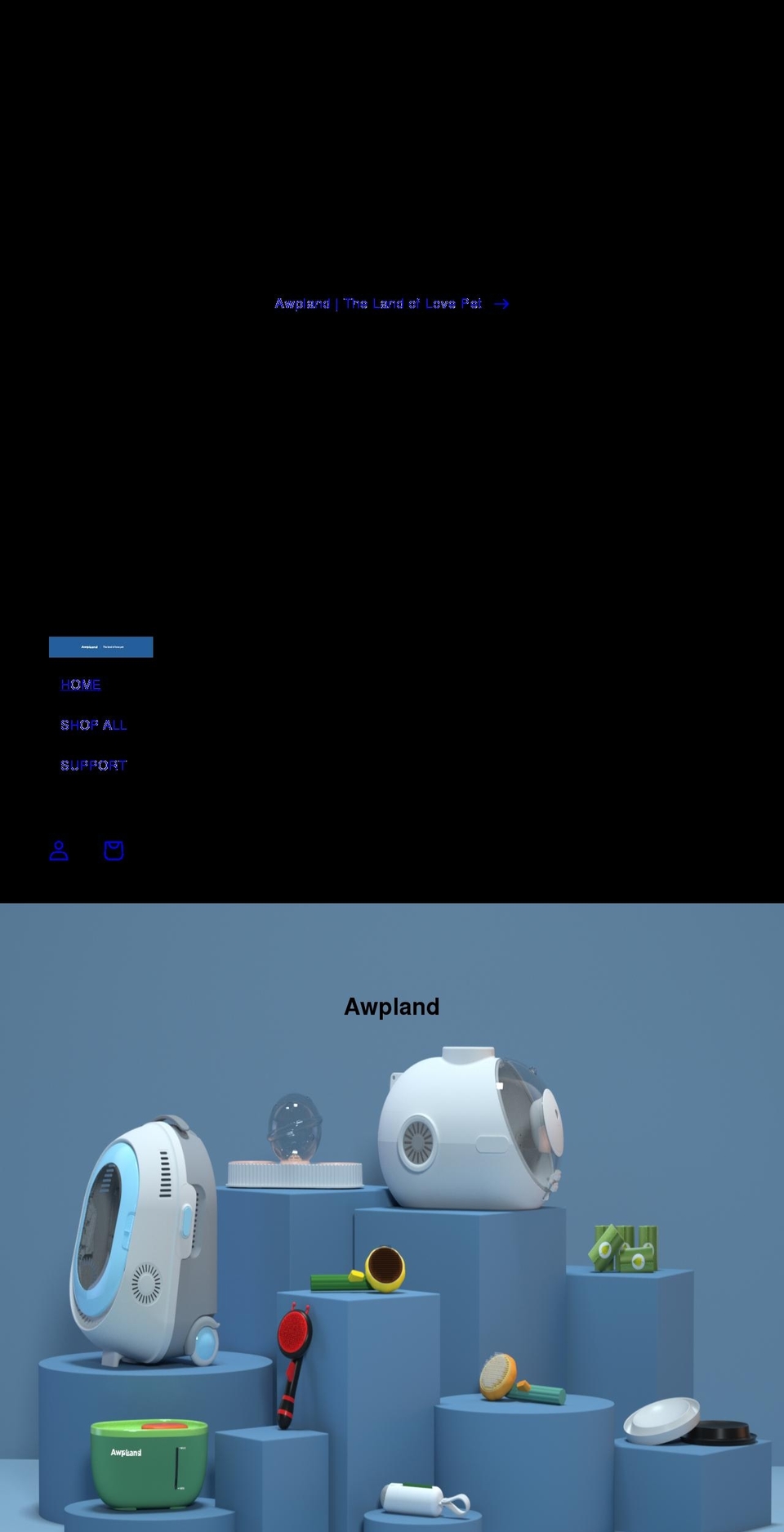 awpland.com shopify website screenshot