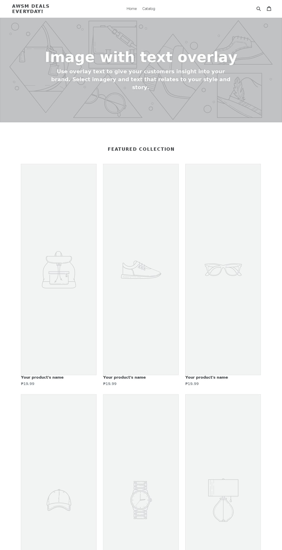 awsmdeals.com — Shopify storefront screenshot