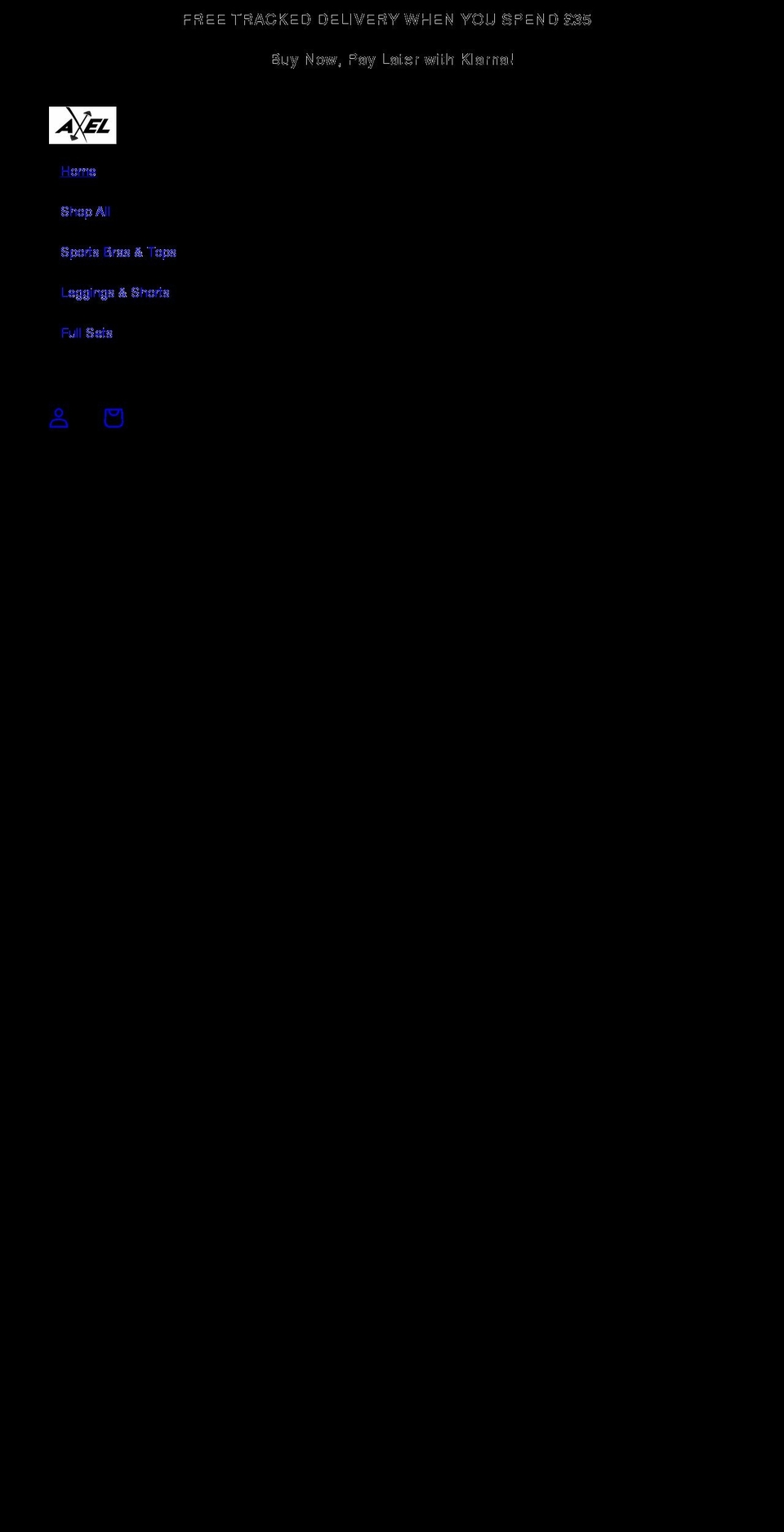 axelclothing.com shopify website screenshot