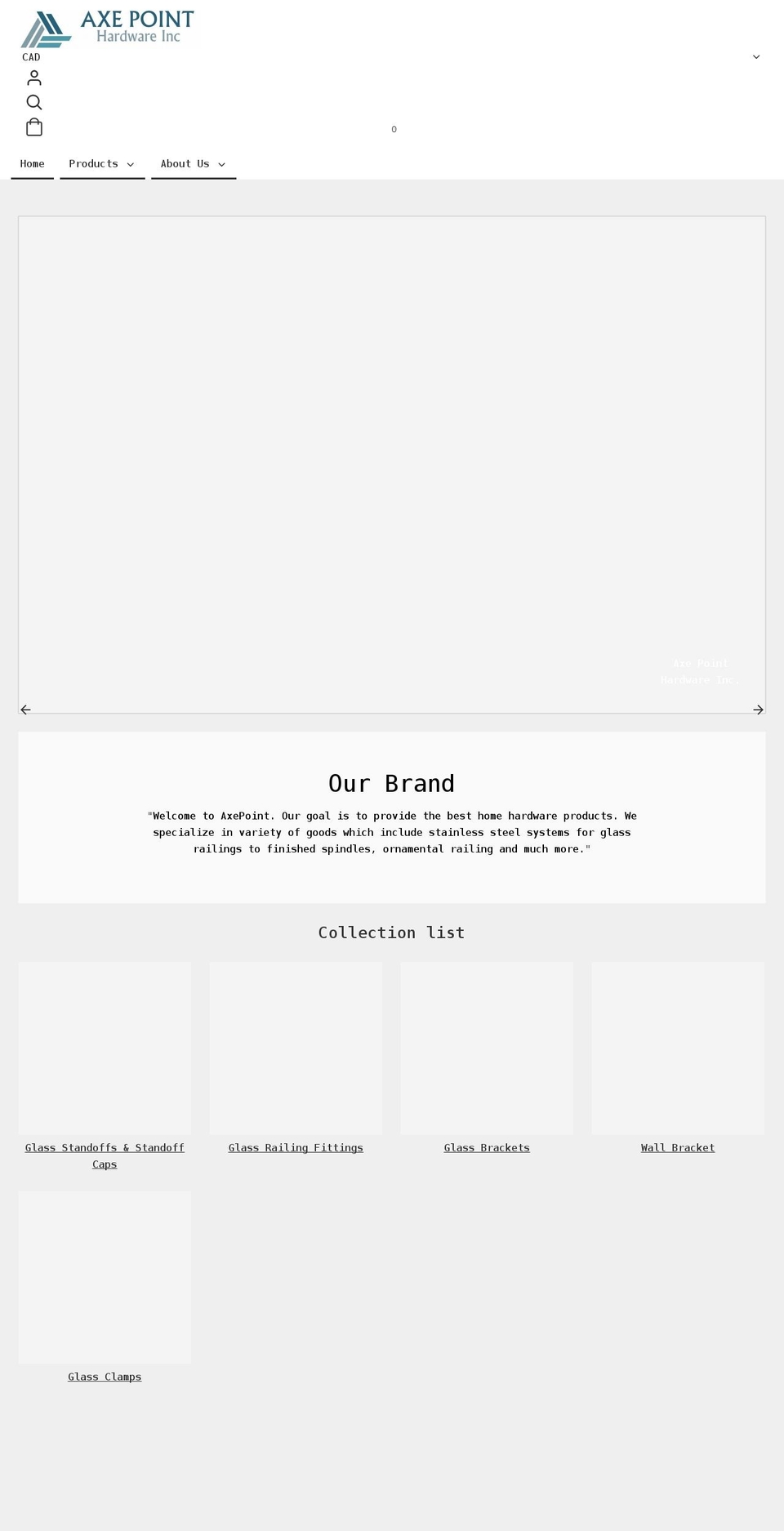 axepoint.ca shopify website screenshot