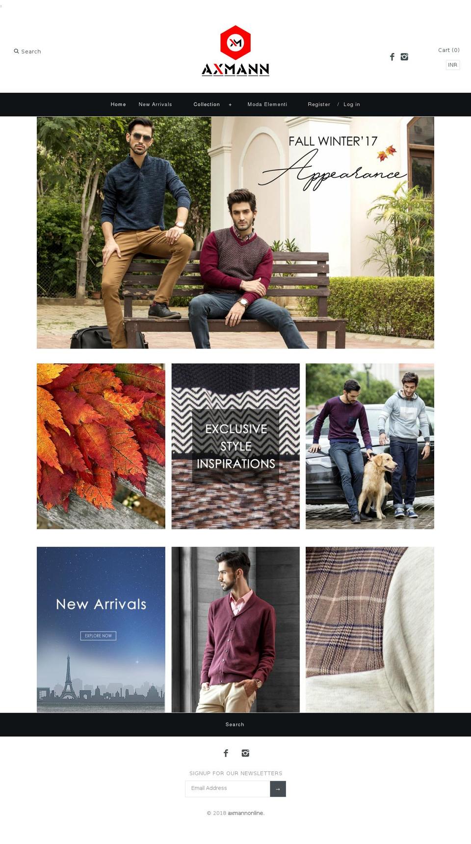 axmannonline.com — Shopify storefront screenshot