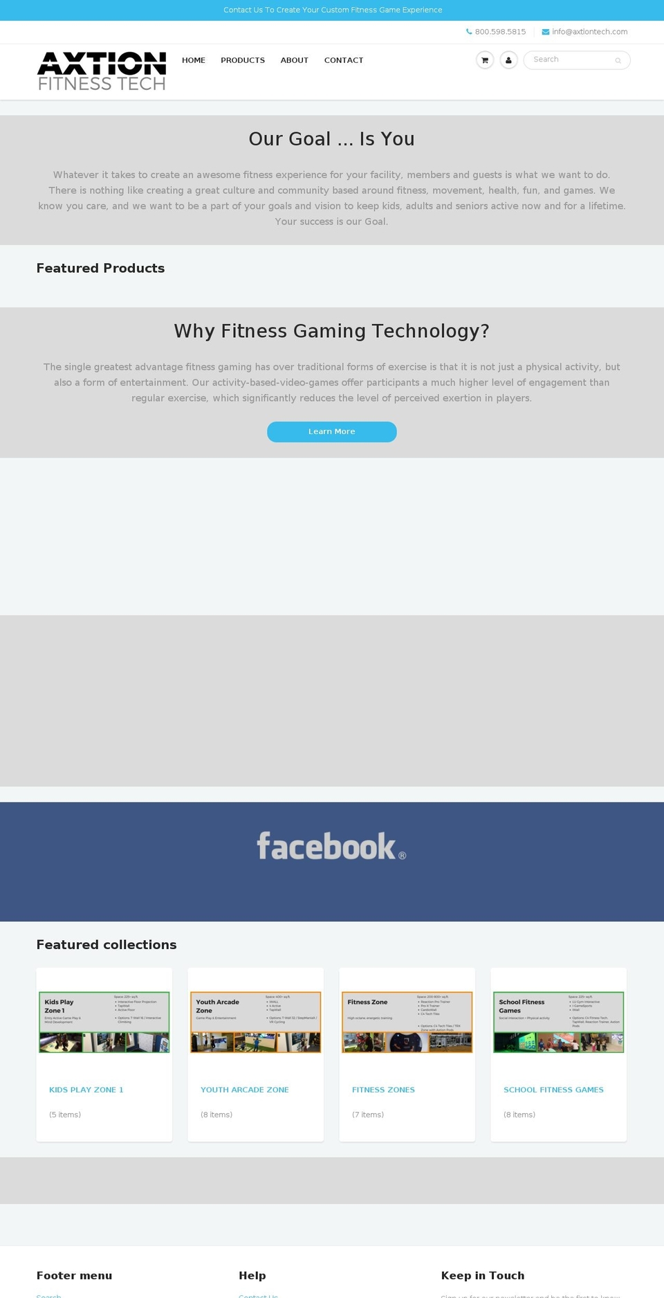 axtiontech.com shopify website screenshot