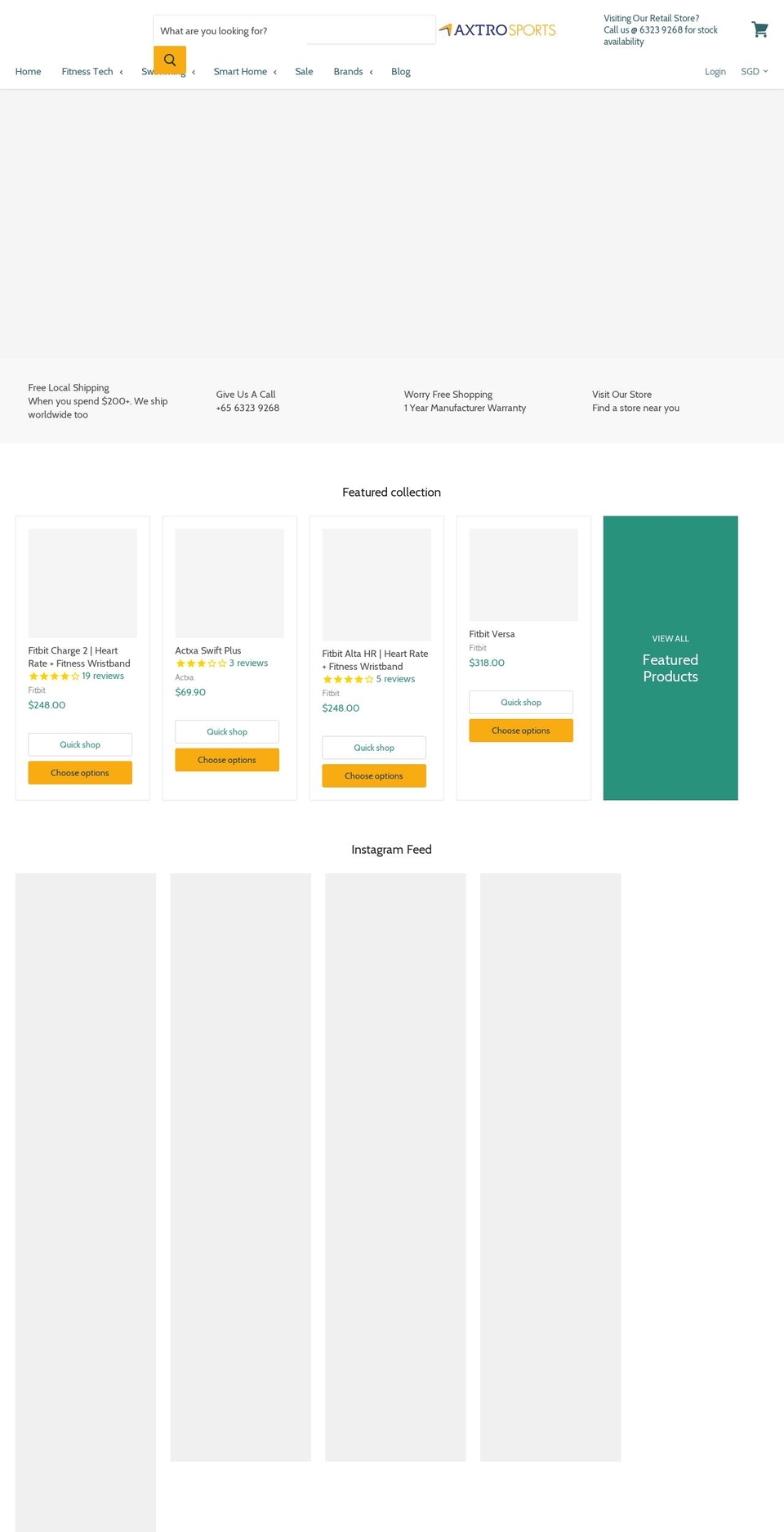axtrosmart.com — Shopify storefront screenshot
