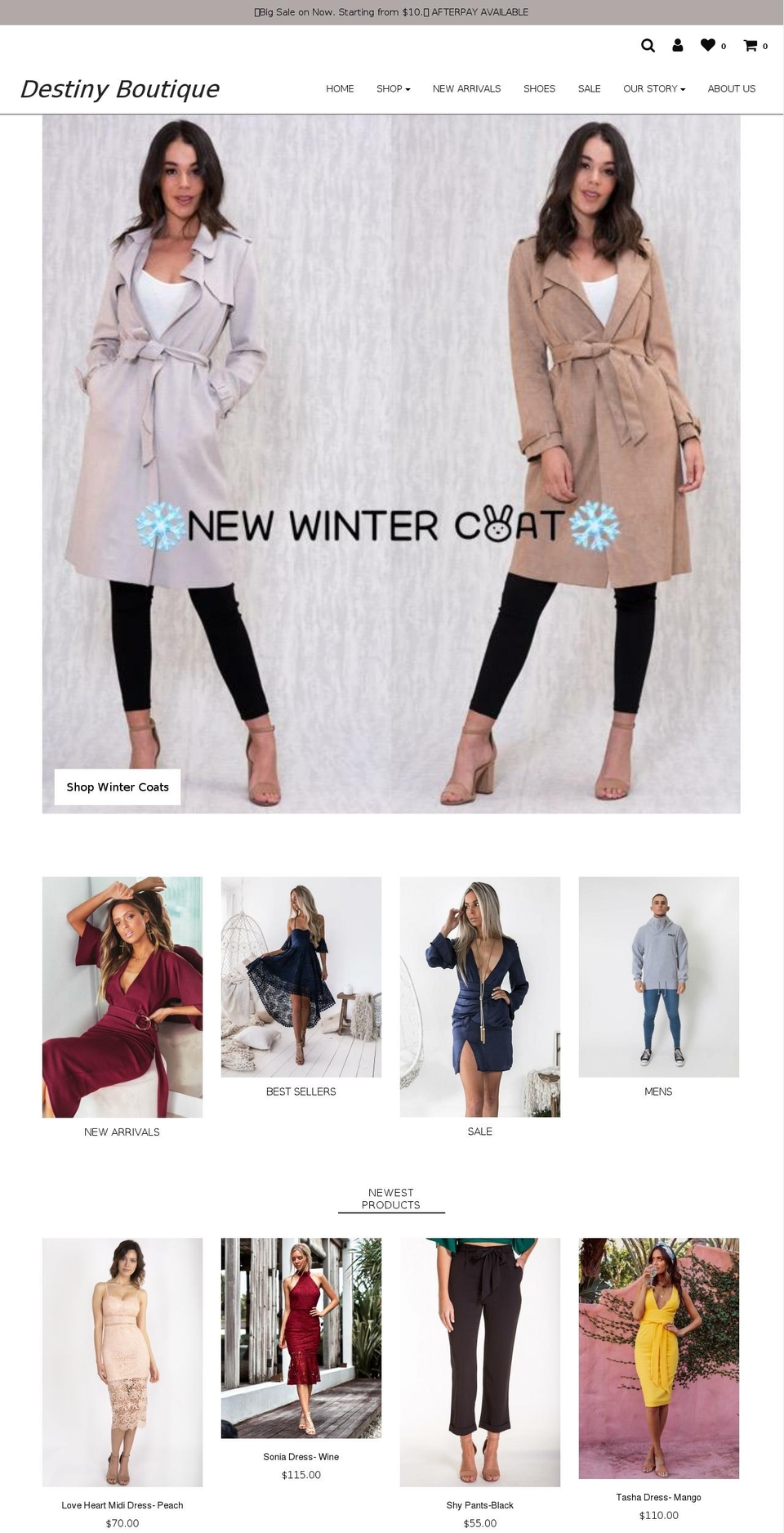 ayakm.com — Shopify storefront screenshot