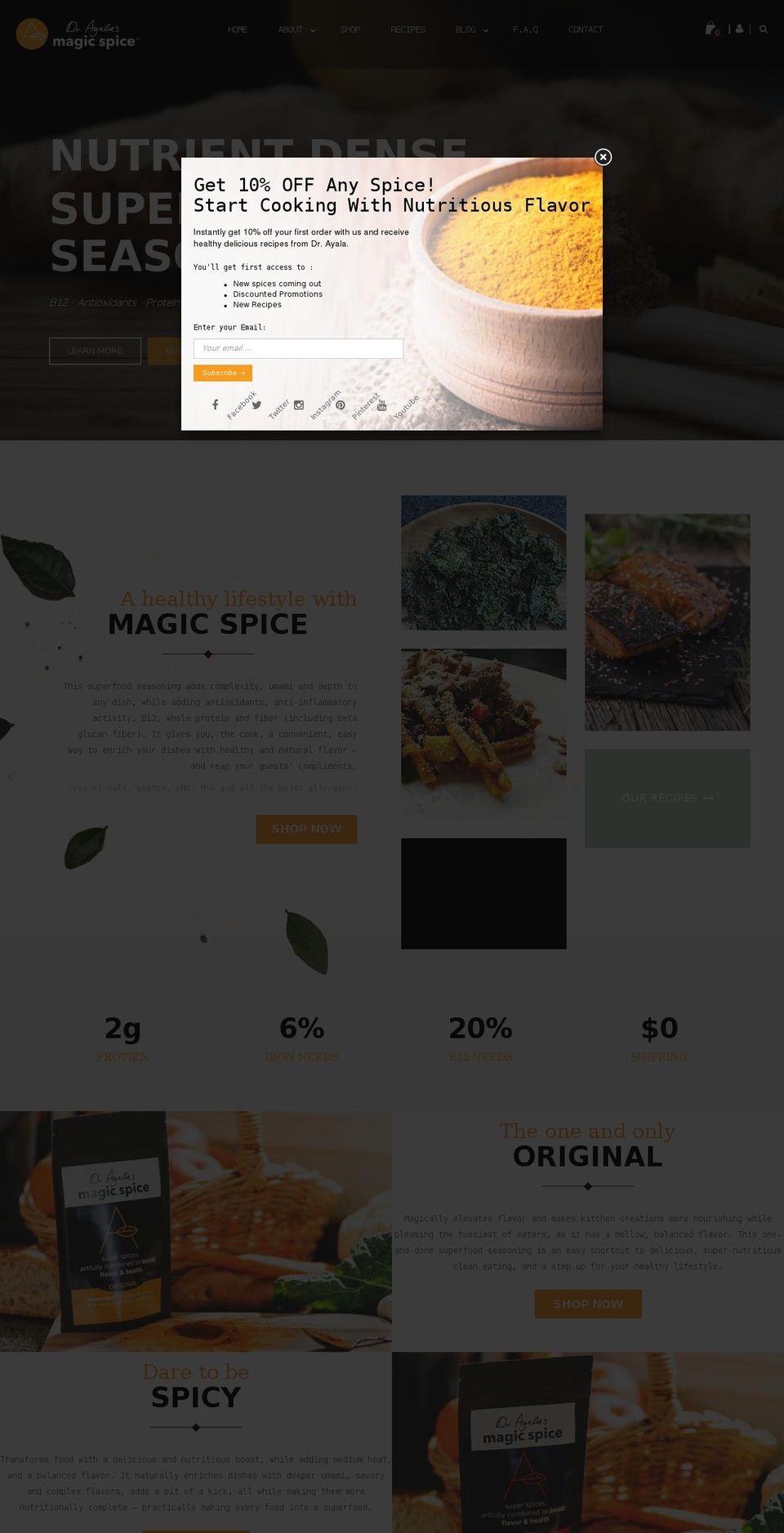 theme-export-ap-frozen-myshopify-com-ap-frozen Shopify theme site example ayalasmagicspice.com