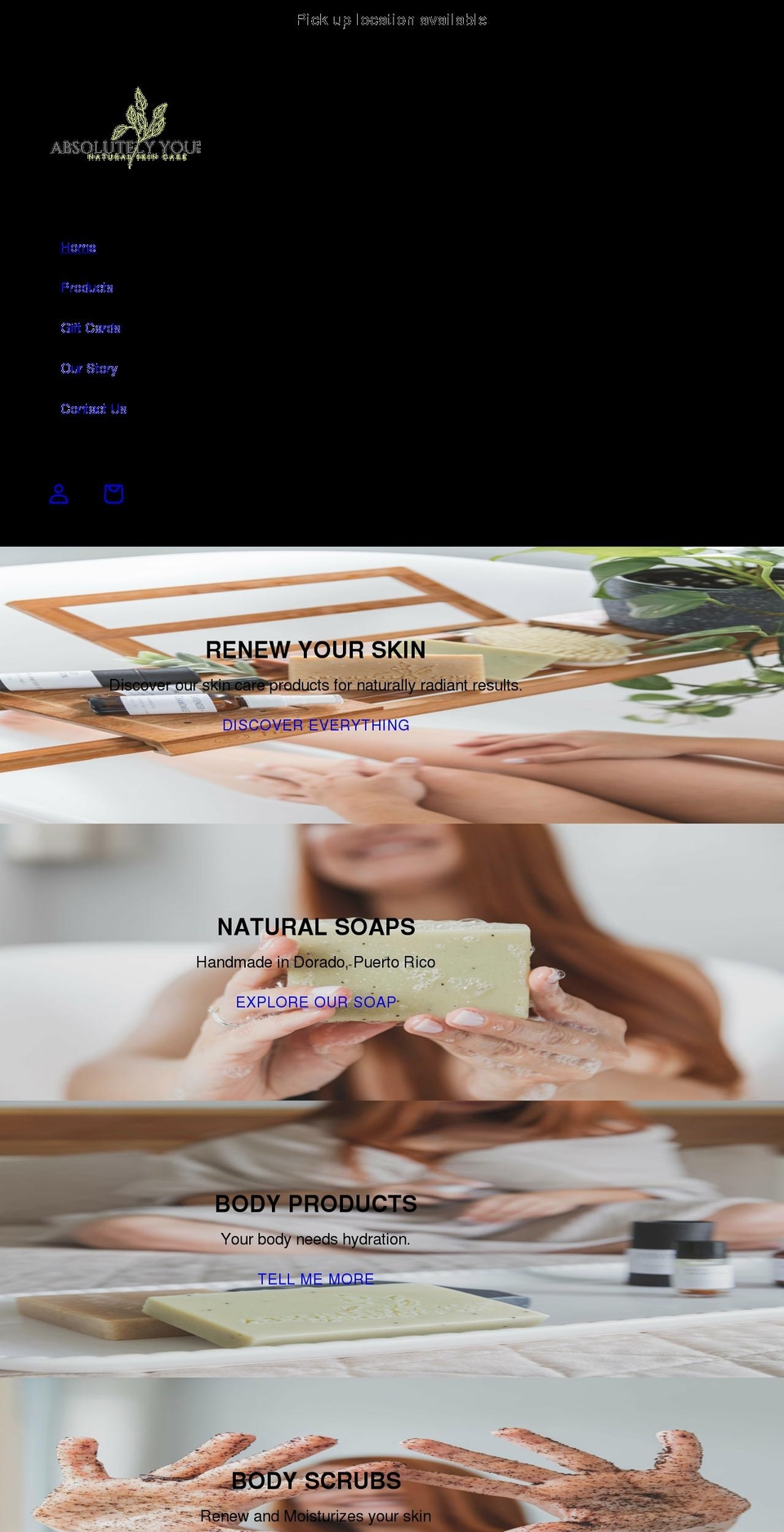 aybyls.com shopify website screenshot