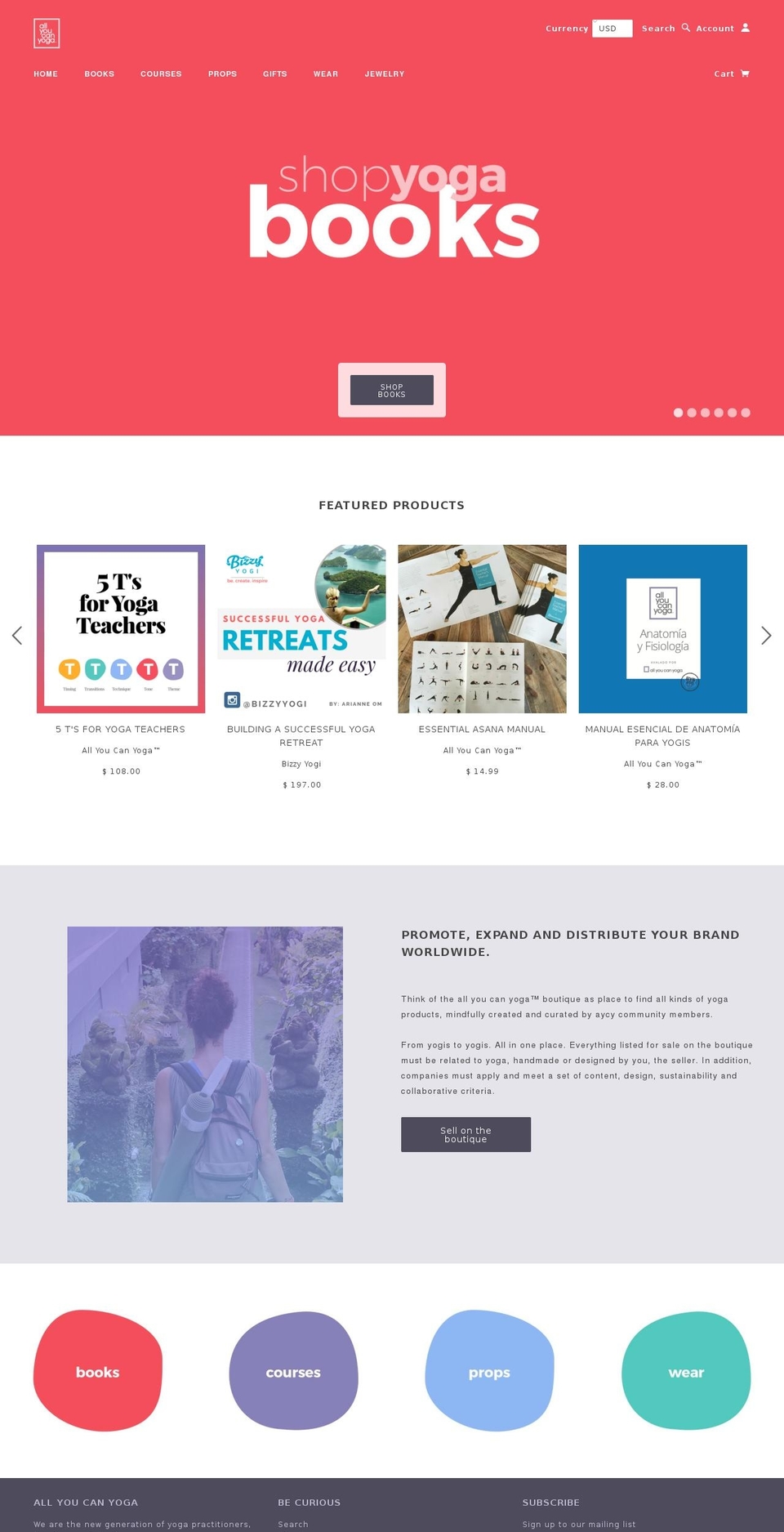 aycyboutique.com shopify website screenshot