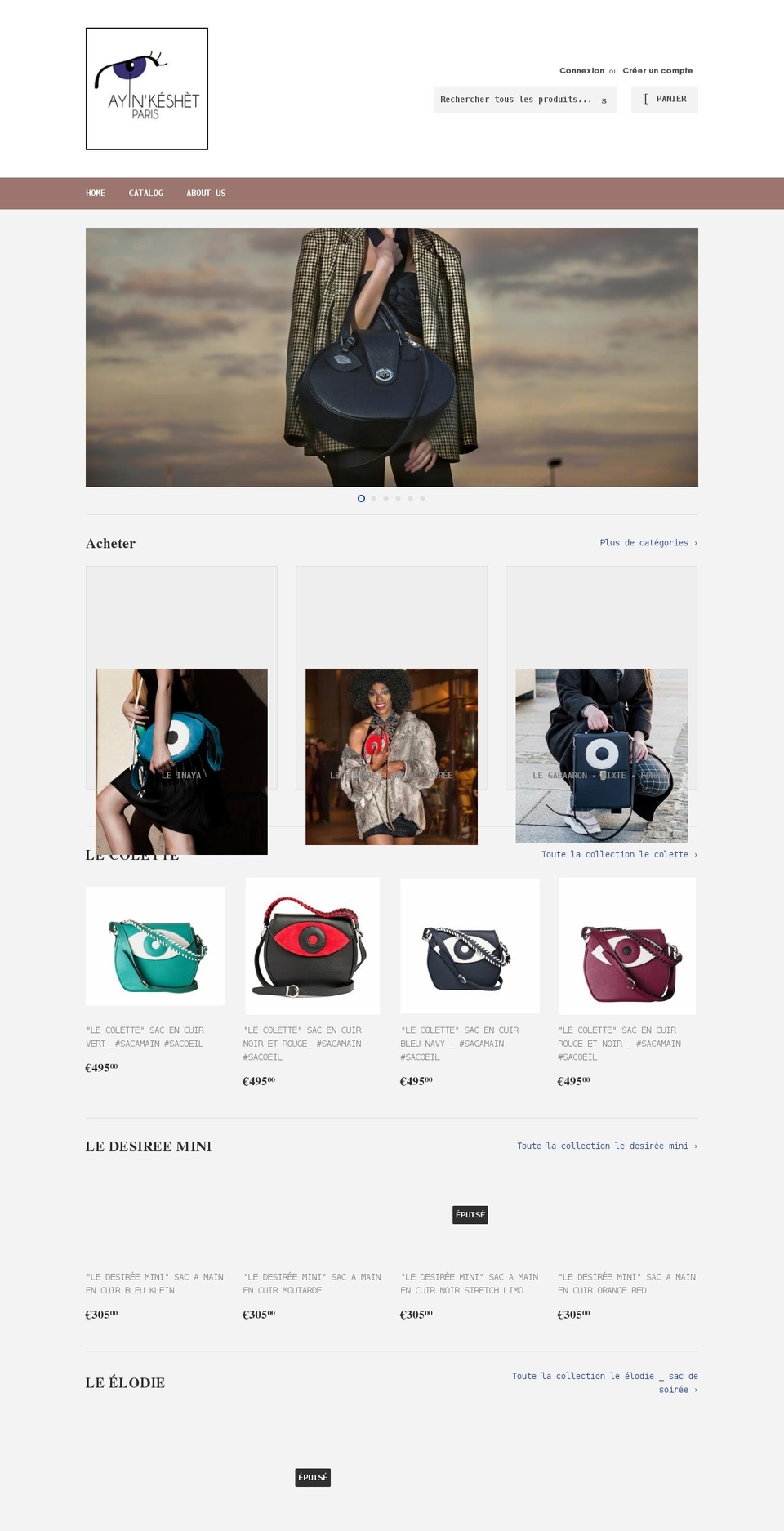 ayinkeshetparis.com shopify website screenshot