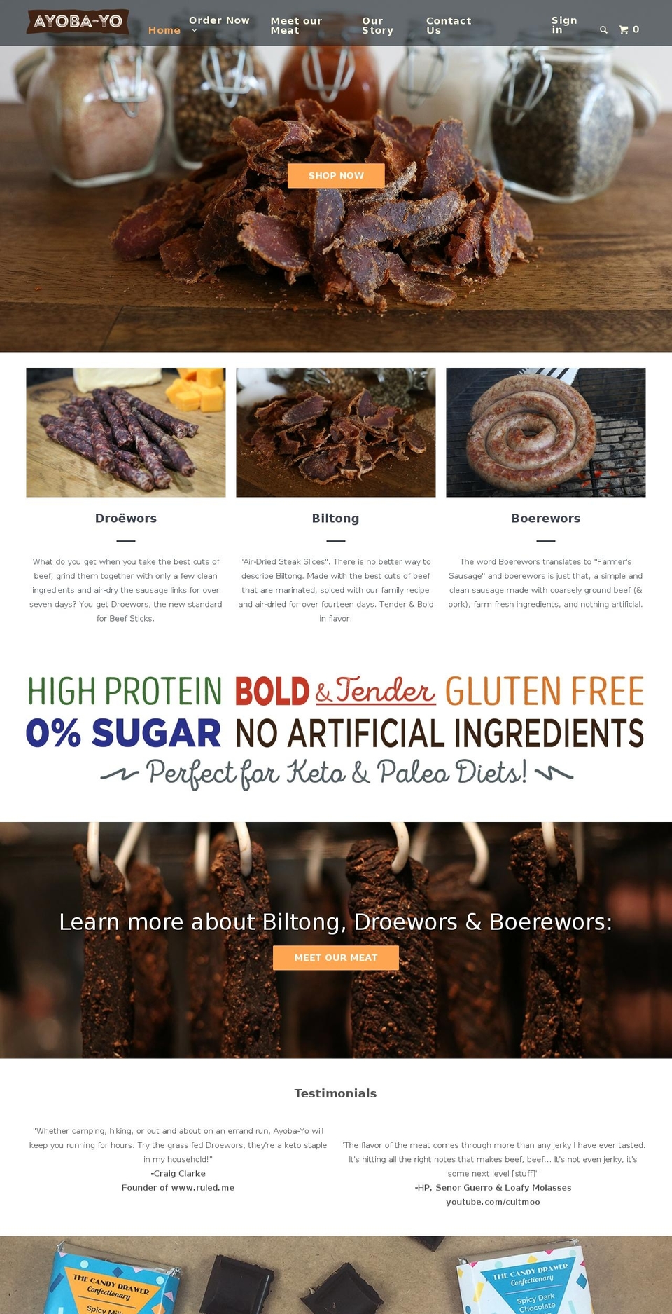 ayoba-yo.com shopify website screenshot