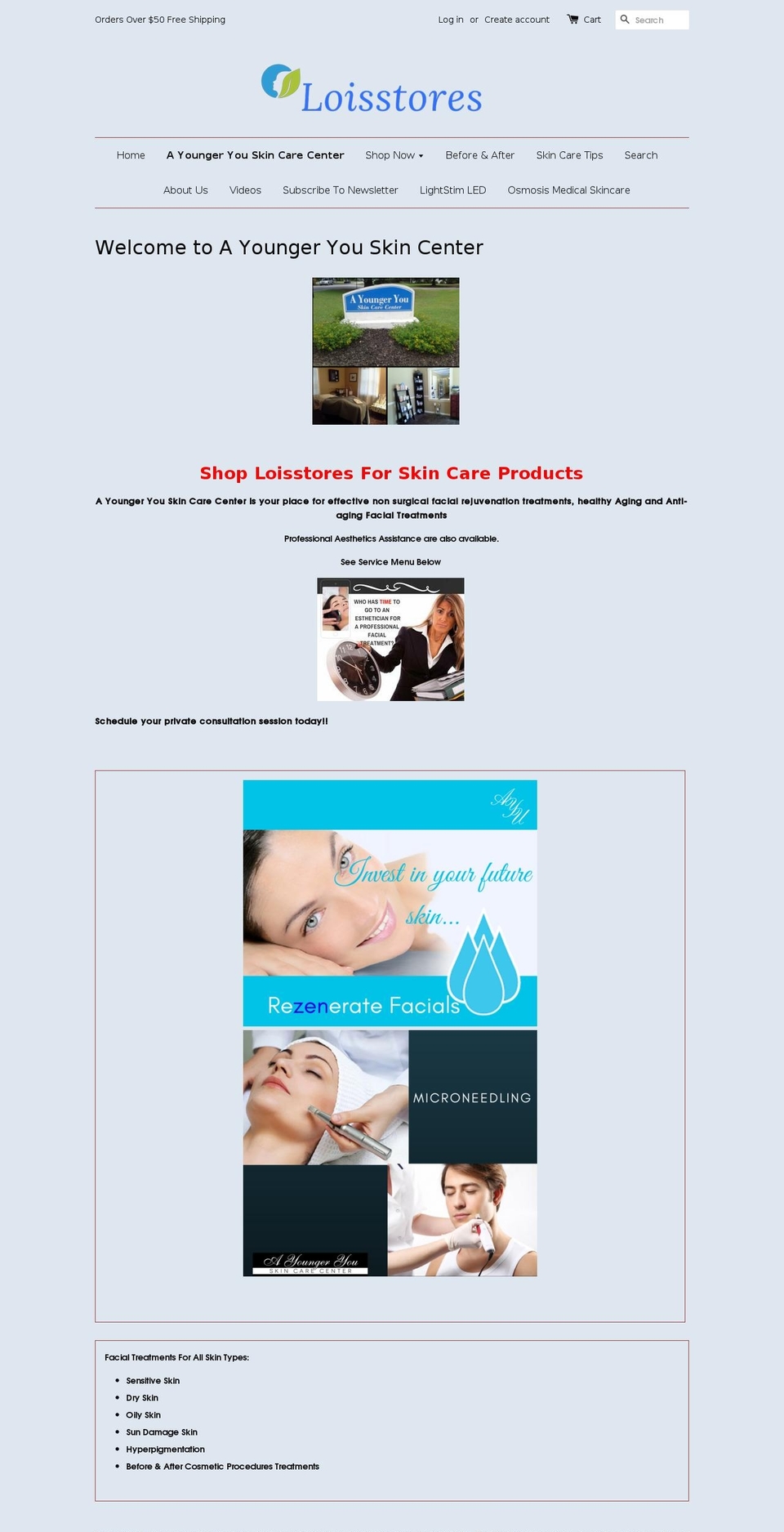 ayoungeru.com shopify website screenshot