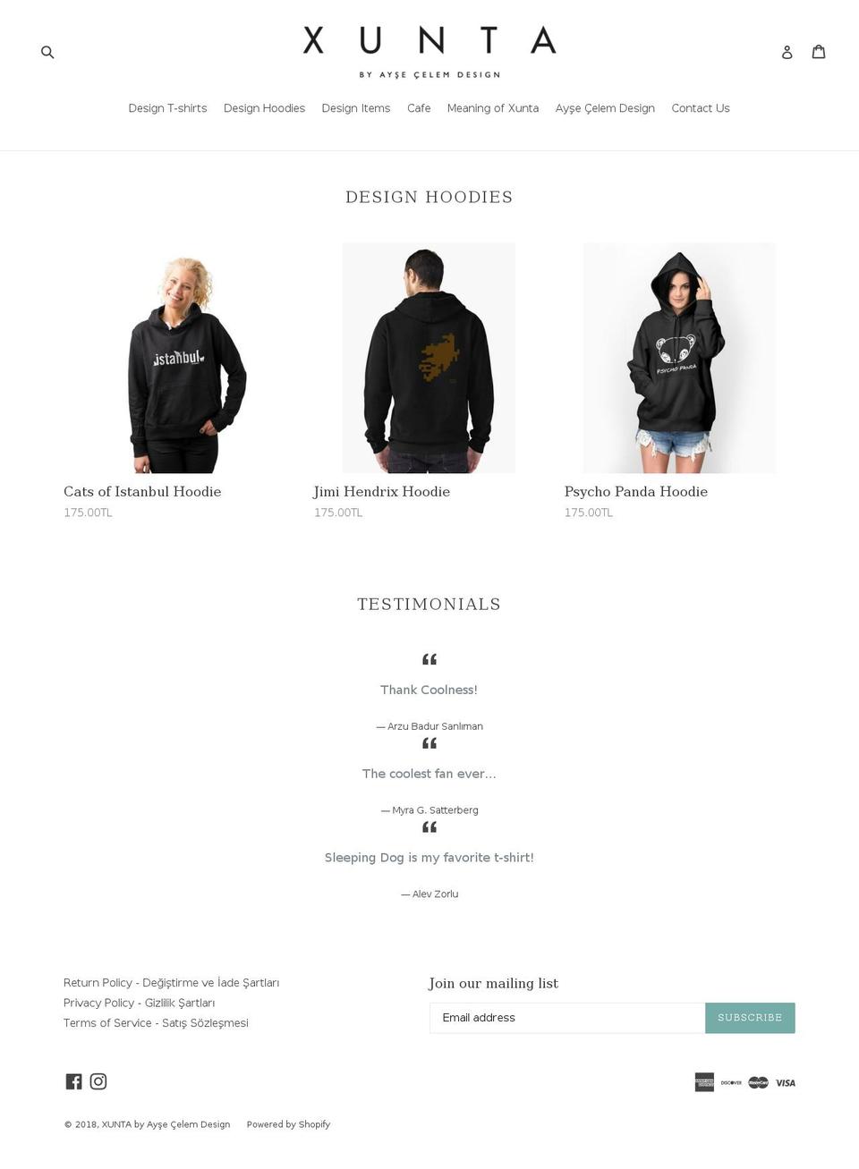 aysecelemdesignshop.com — Shopify storefront screenshot