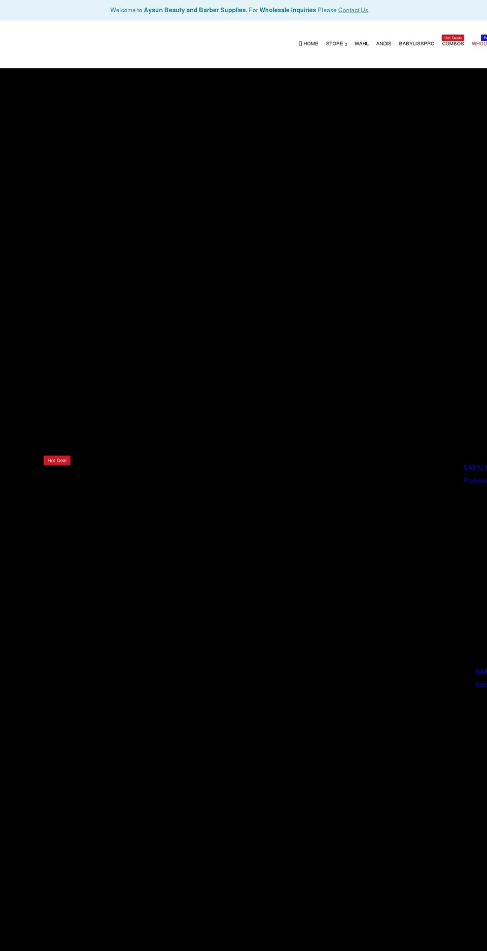 aysunbeauty.com shopify website screenshot