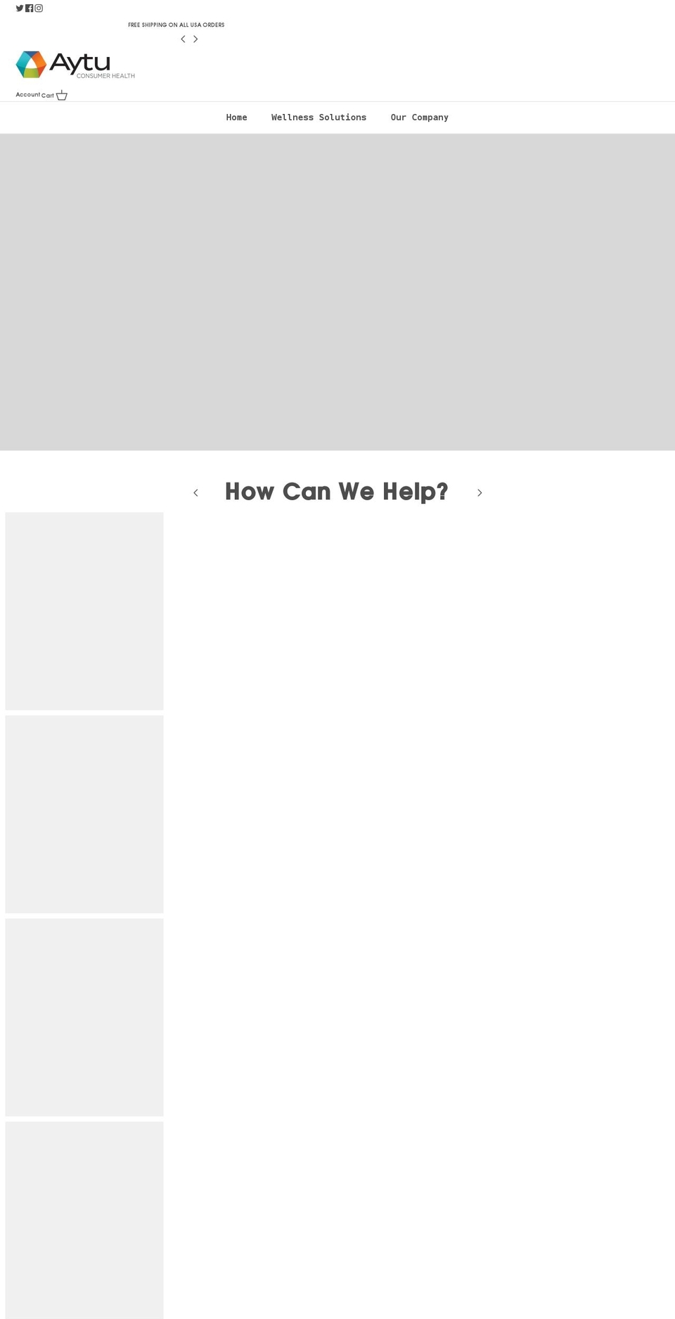 aytuhealth.com shopify website screenshot