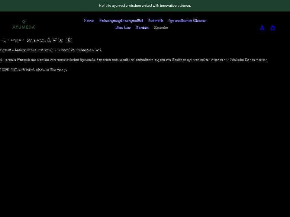 ayumeda.eu shopify website screenshot