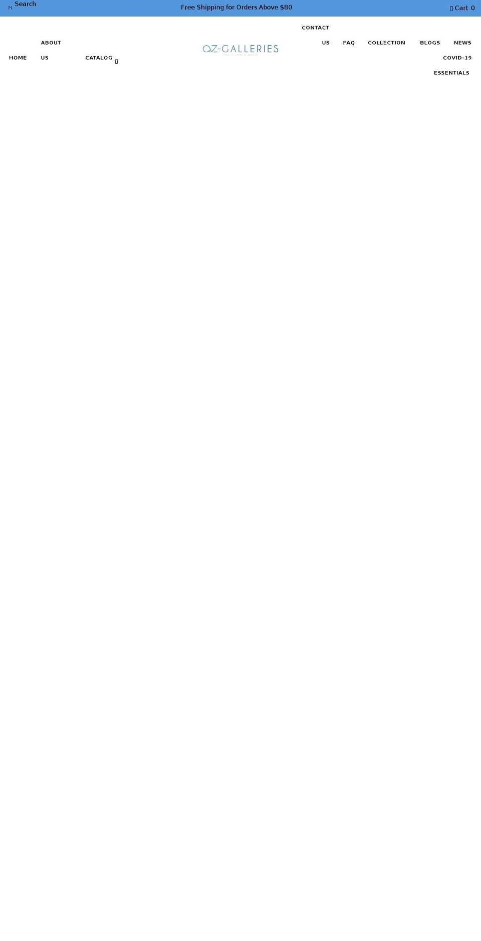 az-galeries.com shopify website screenshot