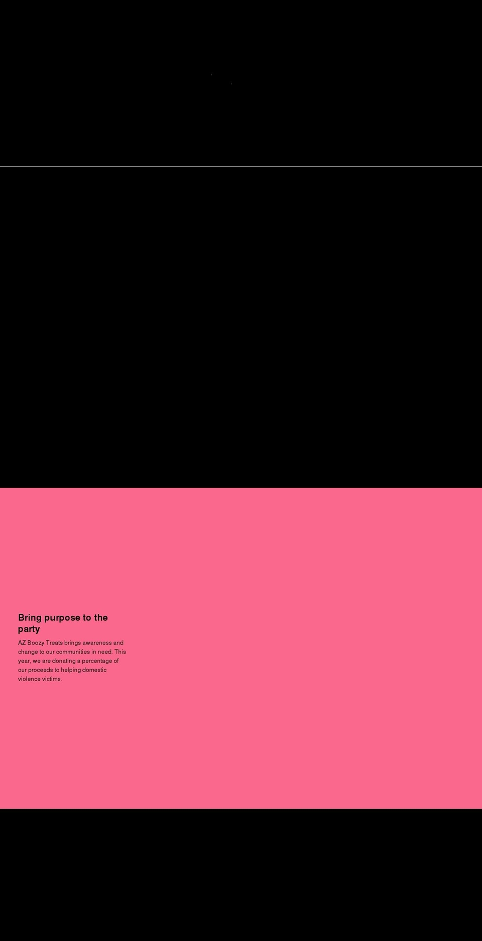 azboozytreats.com shopify website screenshot