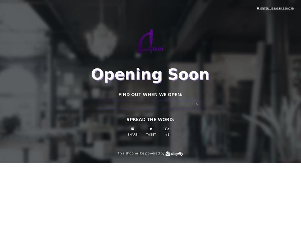 azerum.com shopify website screenshot