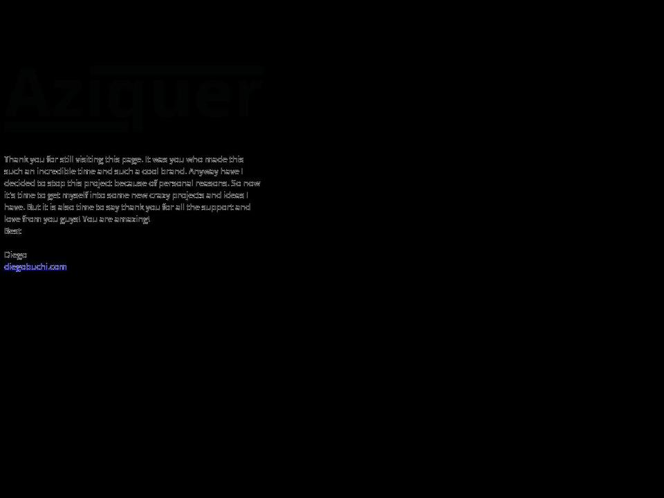 aziquer.com — Shopify storefront screenshot