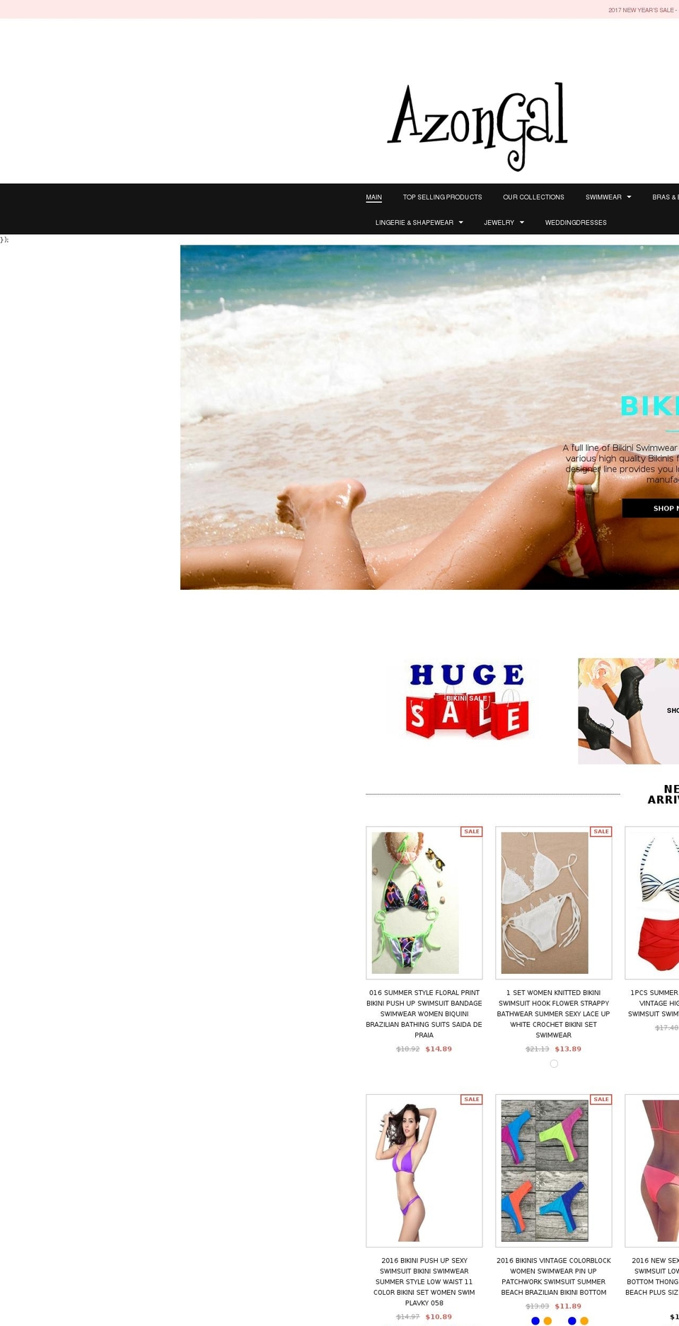azondirect.com shopify website screenshot