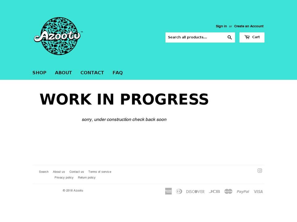 azootu.com — Shopify storefront screenshot