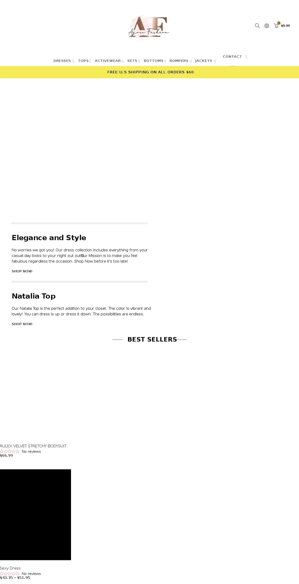 Eves-cloud-variants v with Installments message Shopify theme site example azorefashion.com