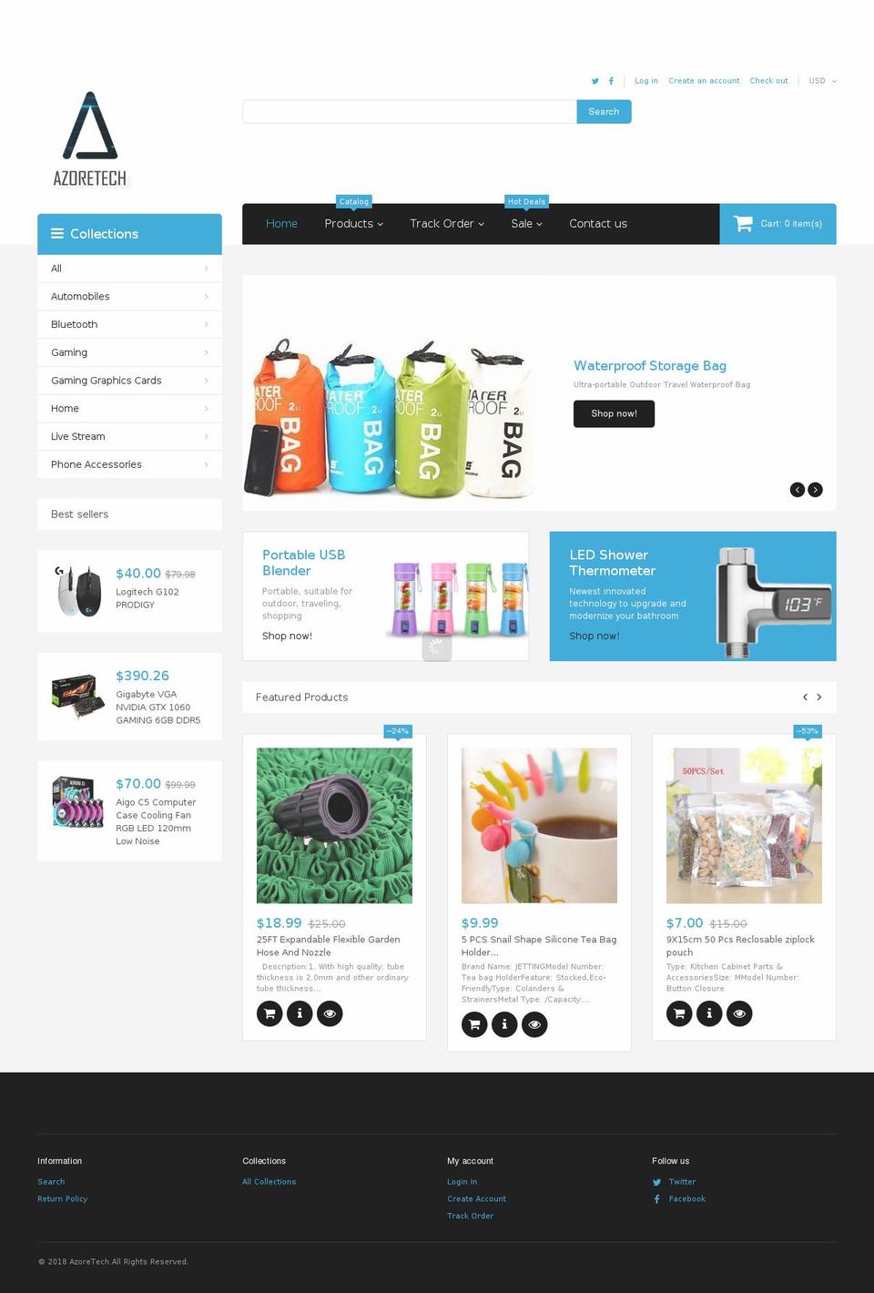 Copy of Current Shopify theme site example azoretech.com