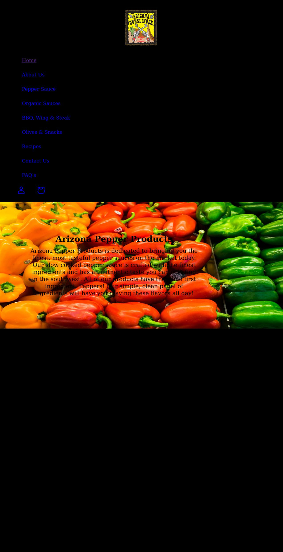 azpepper.com shopify website screenshot