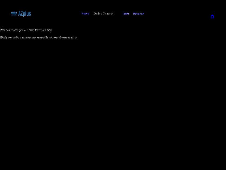 azplus.org shopify website screenshot
