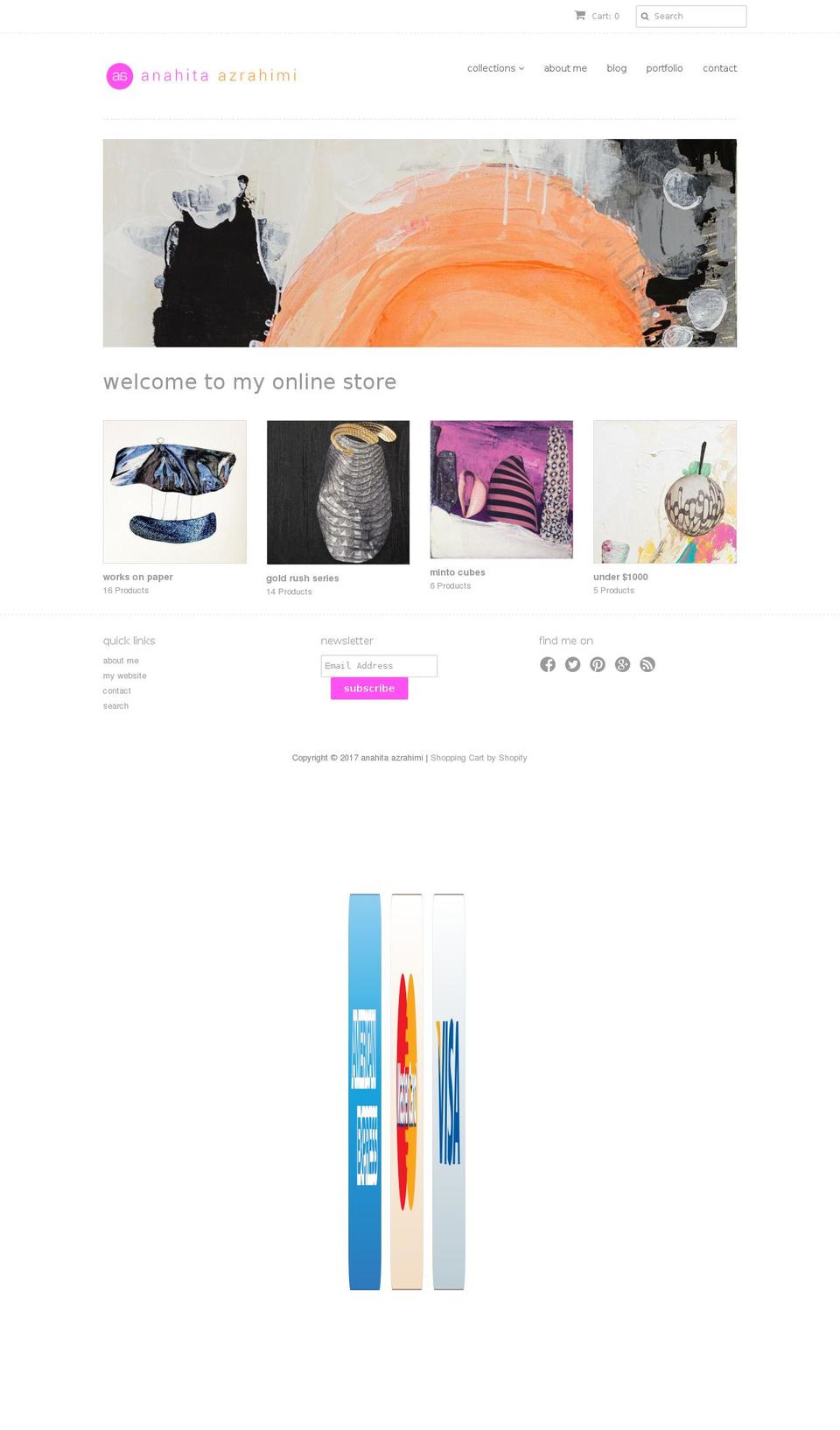 azrahimi.com shopify website screenshot