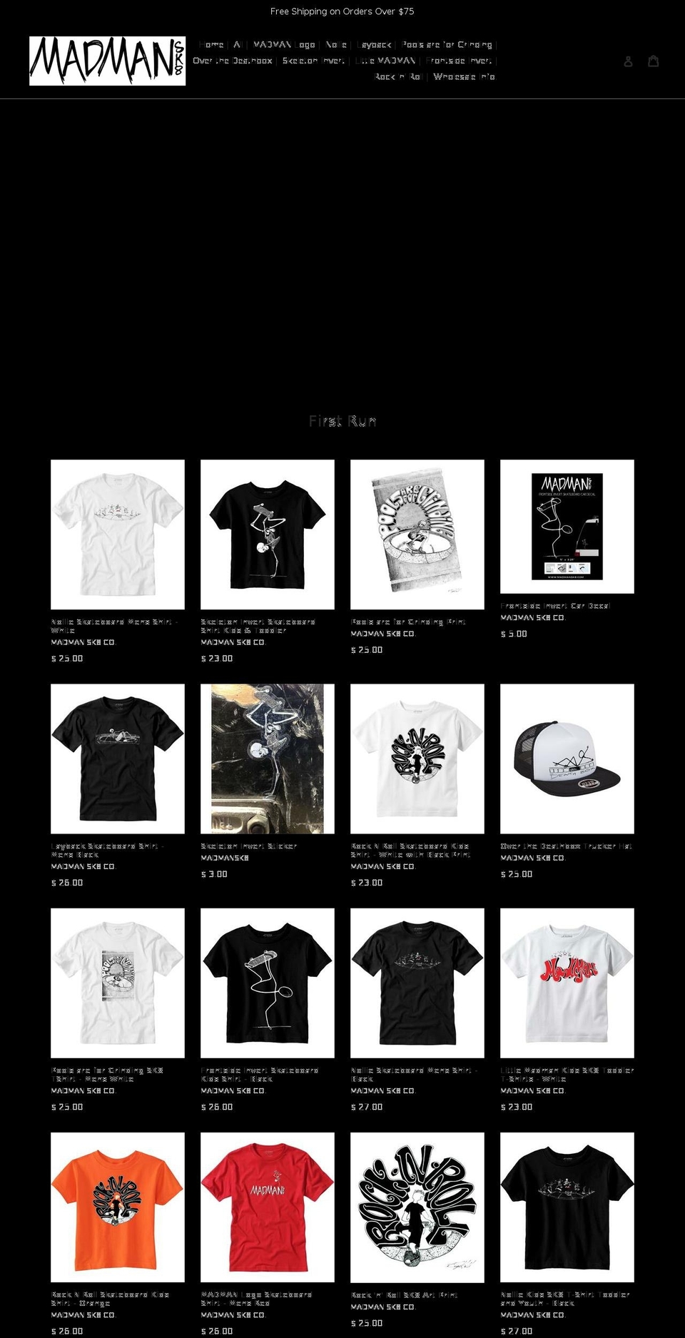 azsk8art.com shopify website screenshot