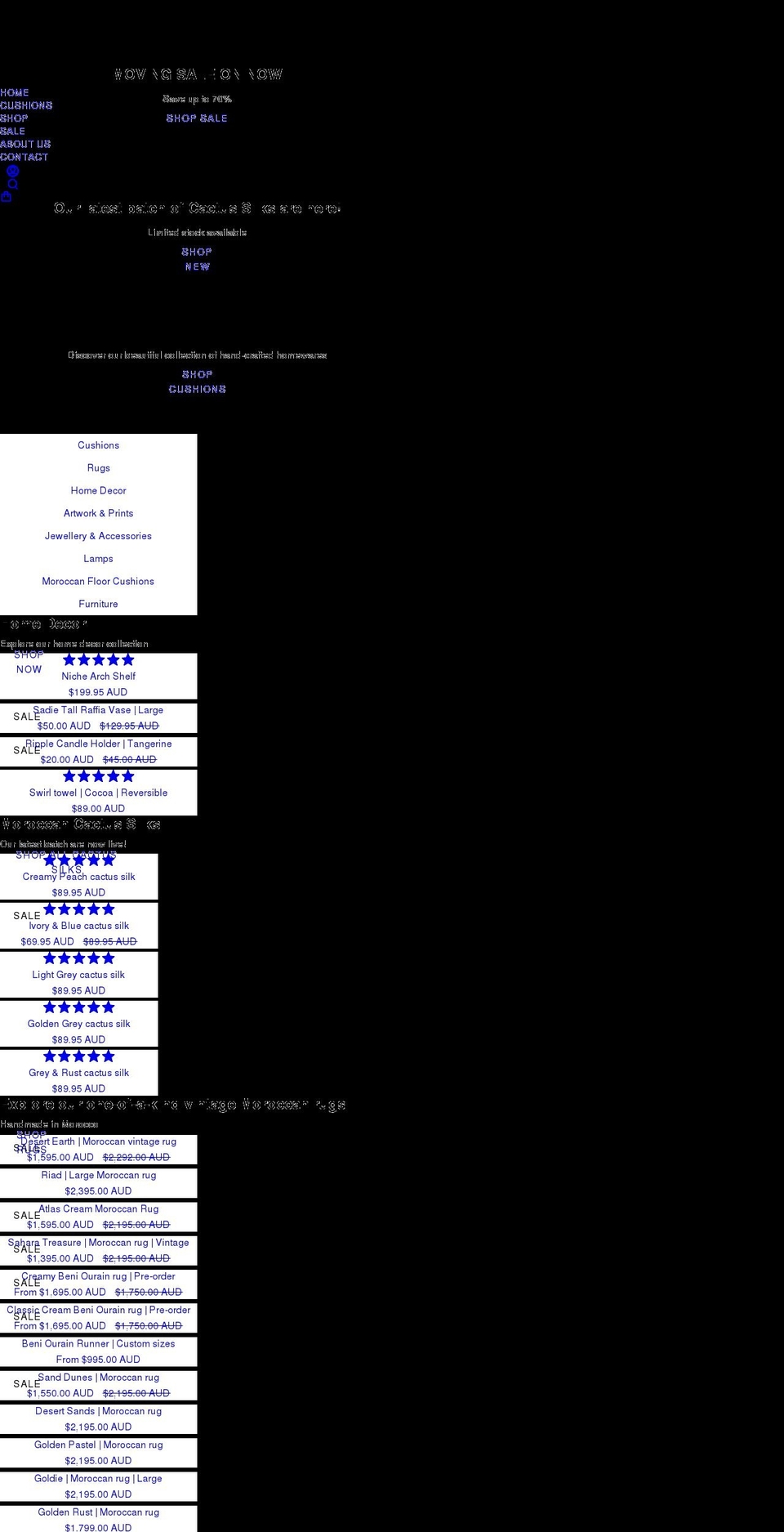 aztechouse.com.au shopify website screenshot