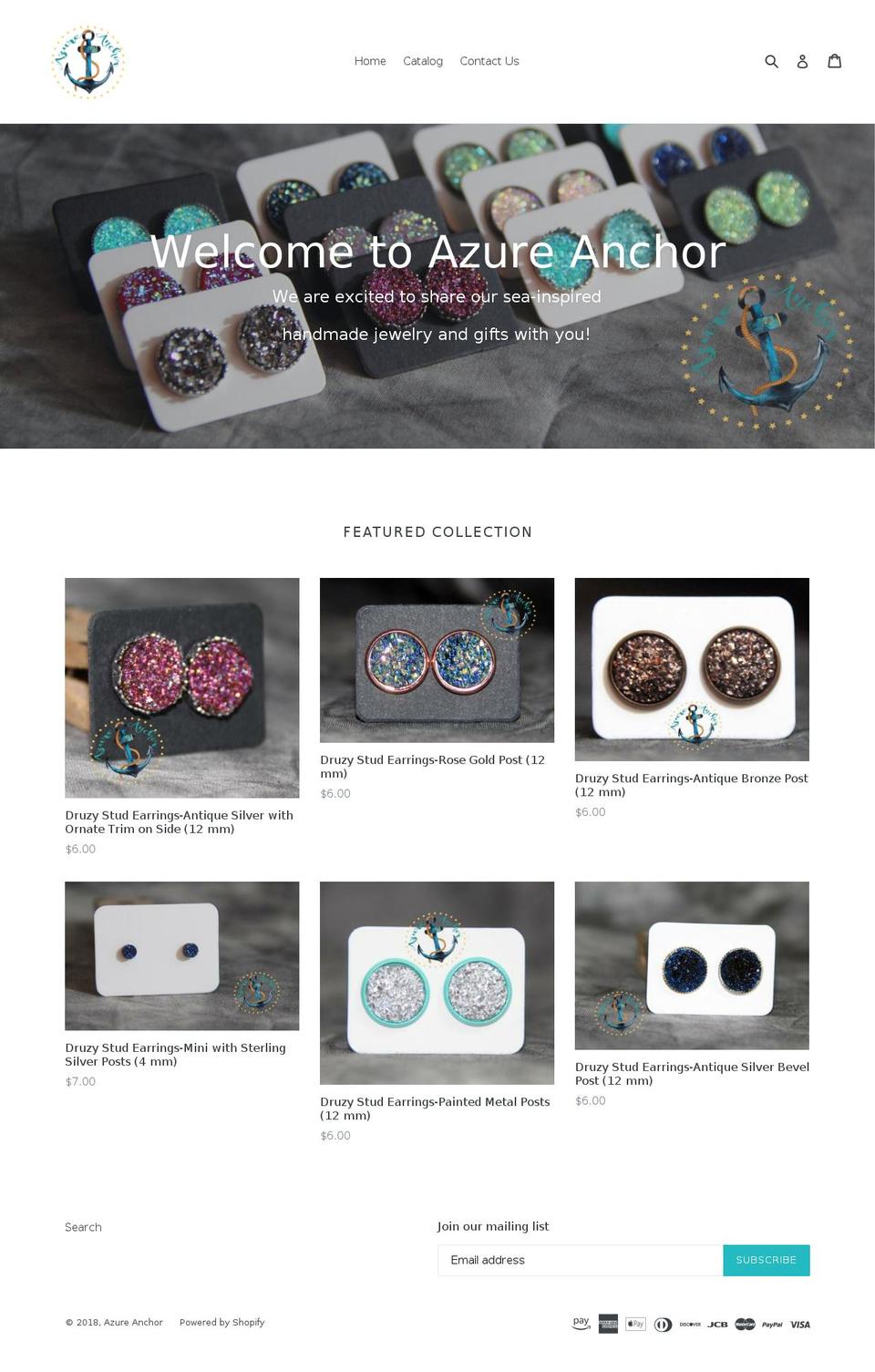 azureanchor.com — Shopify storefront screenshot