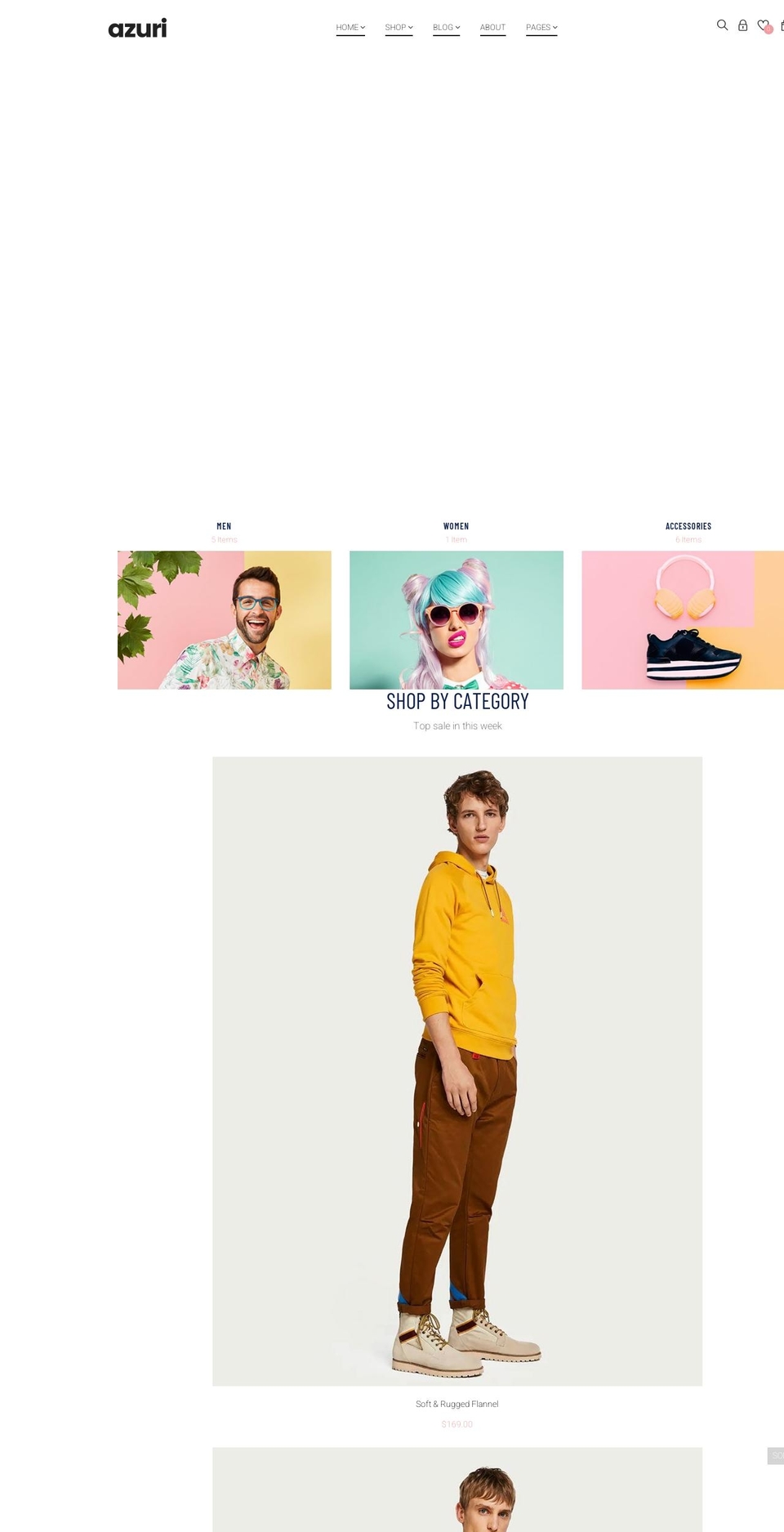 azuritrends.com — Shopify storefront screenshot