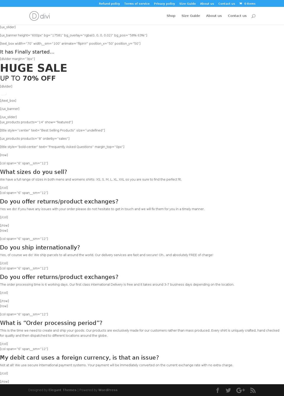 azydeals.com shopify website screenshot