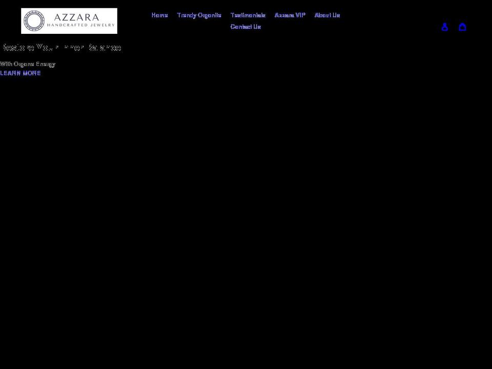 azzara.co shopify website screenshot